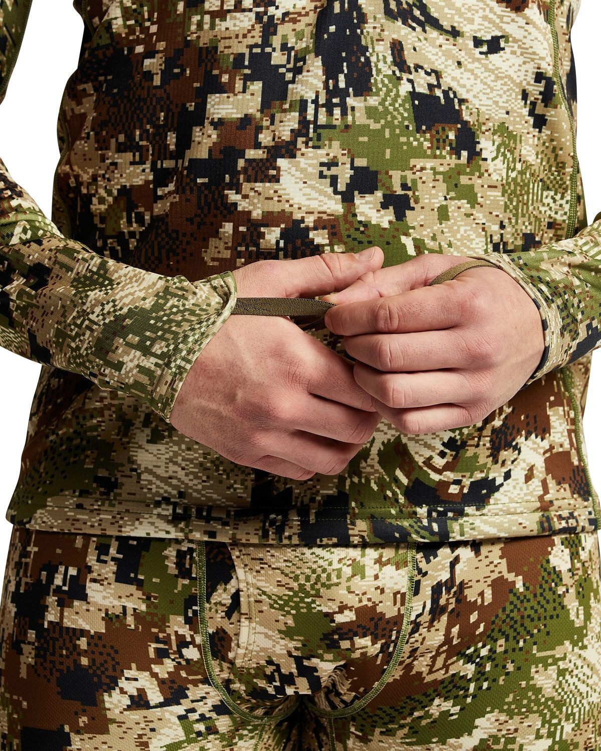 Sitka Gear Funktionsshirt Langarmshirt Half-Zip Core Optifade Subalpine