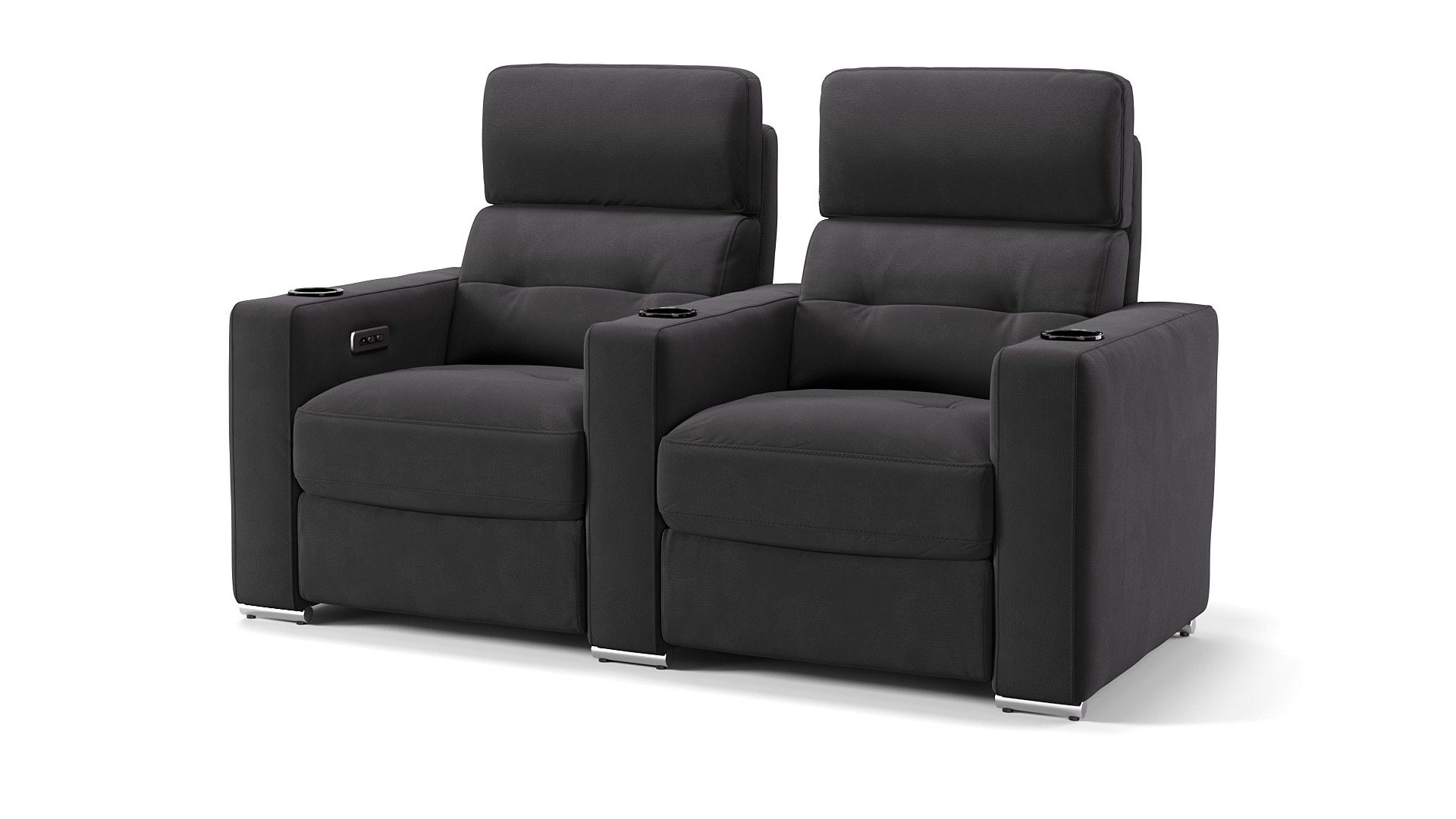 Sofanella 2-Sitzer Stoff BARI, Relaxsofa, Designsofa, Designer Couch, Italienisches Sofa, 2er Sofa