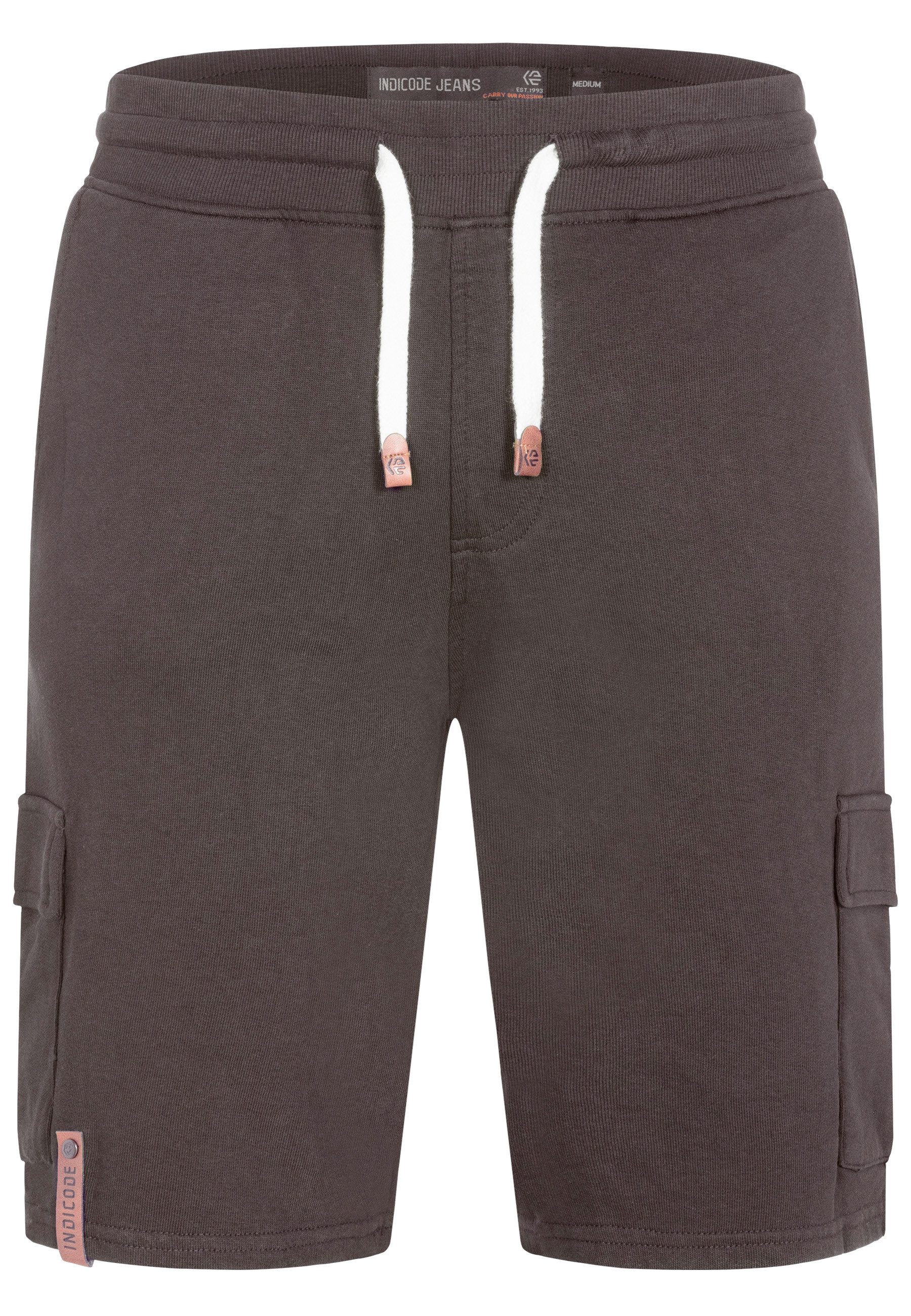 Indicode Sweatshorts Herren White Rock Sweat Shorts Herrenshorts aus 100 % günstig online kaufen