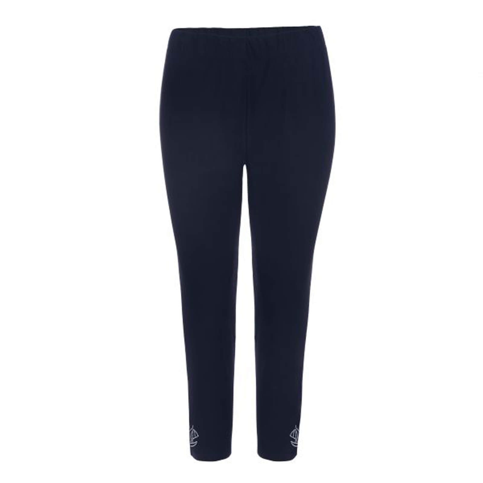 modAS Caprihose Damen Hose mit Strass-Applikation - Sommerhose Freizeithose günstig online kaufen