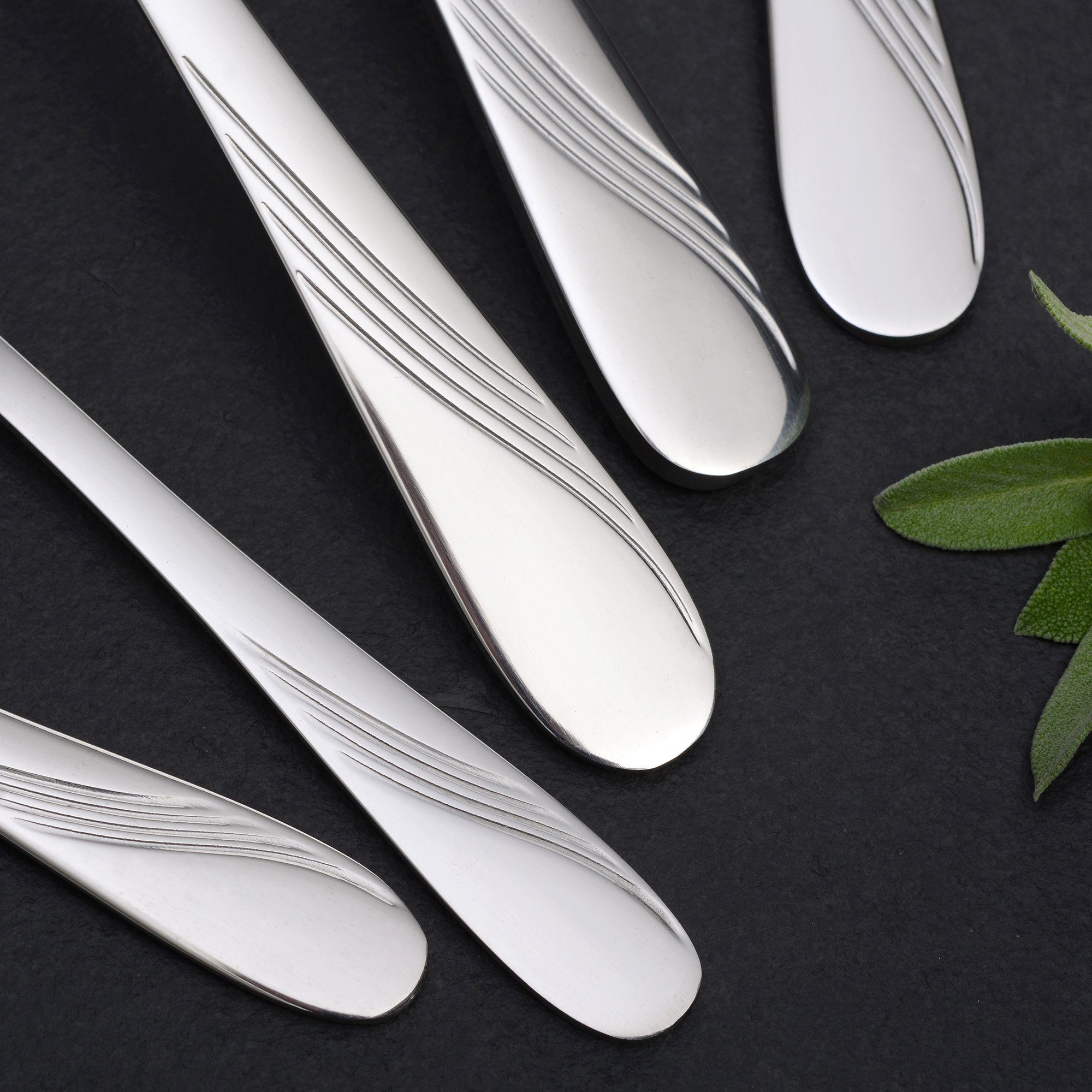 GRÄWE Besteck-Set GRÄWE Tafelbesteck 12 Personen 60-teilig aus Edelstahl, Edelstahl 18/0