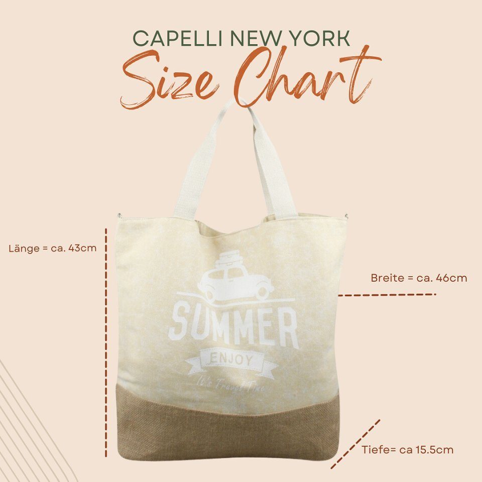 Capelli New York Strandtasche Strandtasche günstig online kaufen