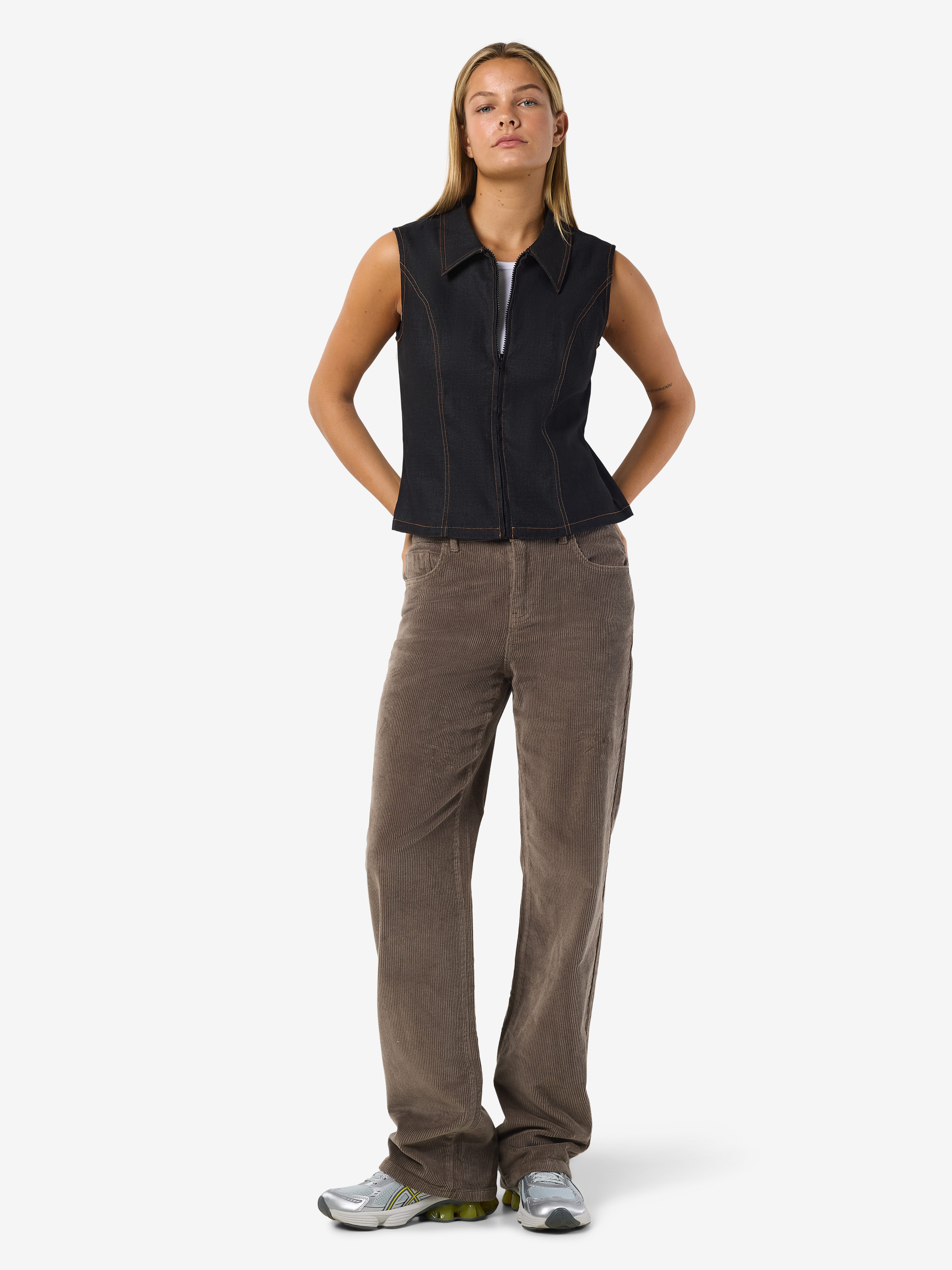 Noisy may Cordhose NMYOLANDA NW WIDE LEG CORDUROY NOOS