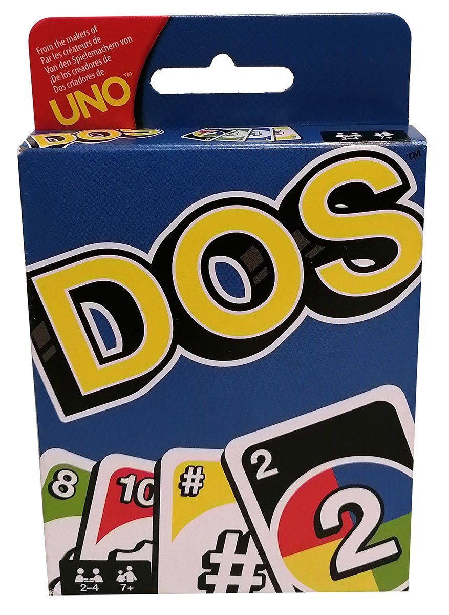 Mattel games Spiel, Mattel Games FRM36 Uno Dos geeignet für 2-4 Spieler ca. 30 Minuten Spi