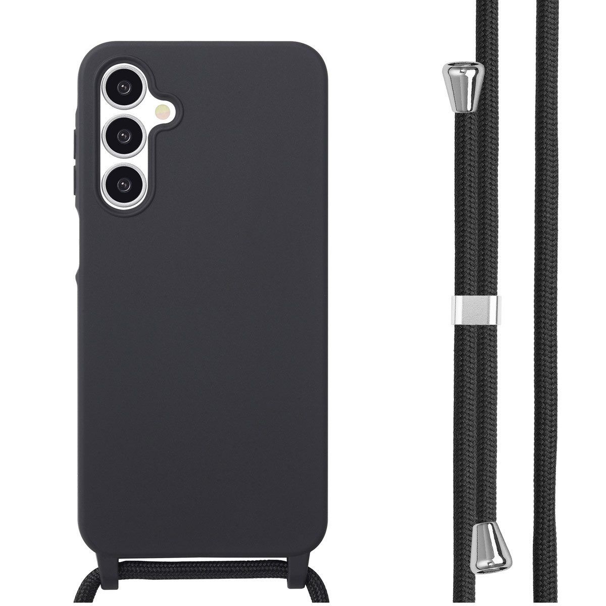 imoshion Handyhülle imoshion SilikonHülle mit Band Samsung Galaxy A16 - Schwarz