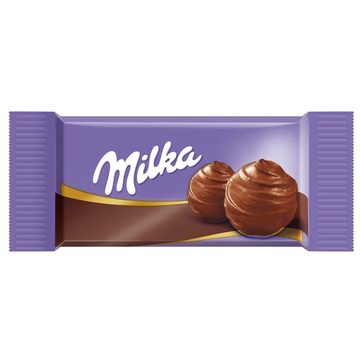 MILKA Geschenkbox Milka NAPS Mix Schokoladentäfelchen 1,0 kg (Packung, 207 St., 1kg Schokolade), Schokoladentäfelchen 1kg, glutenfrei, vegetarisch