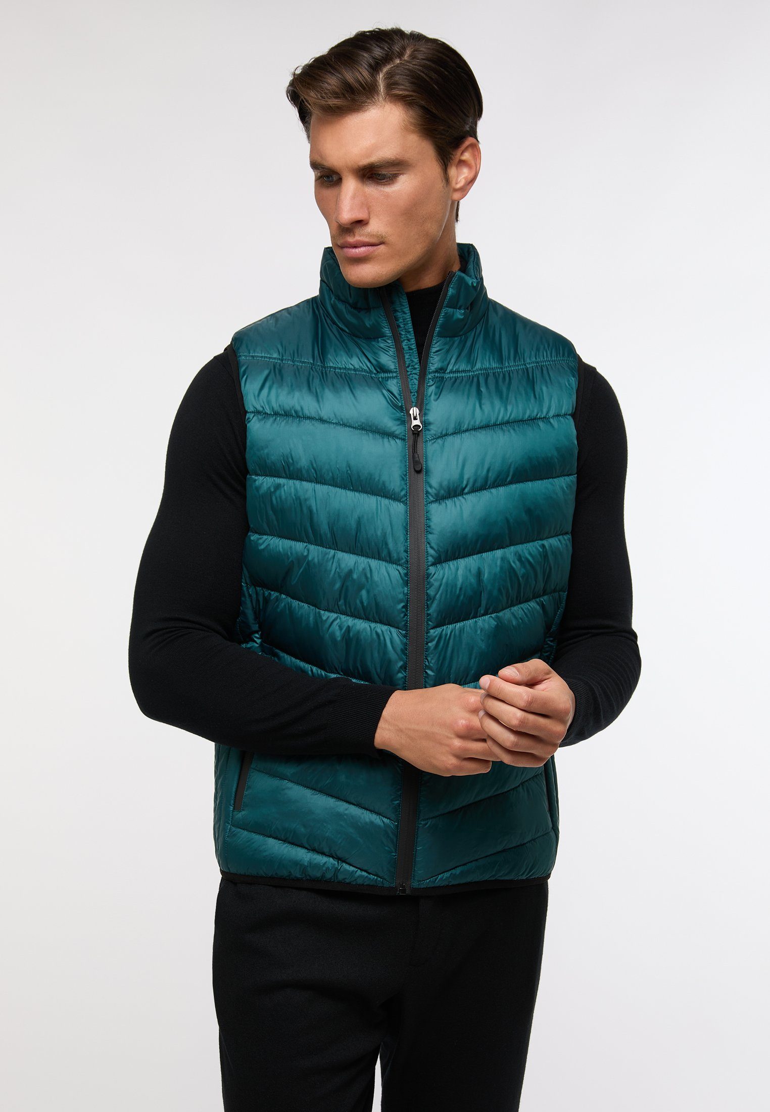 Eterna Steppjacke azurblau