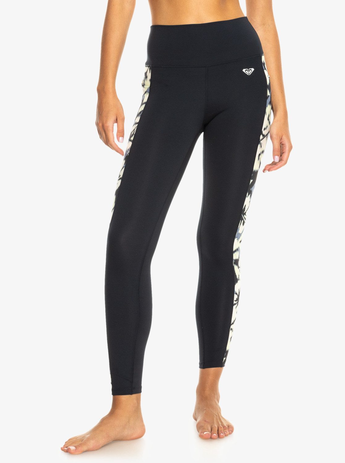 Yogaleggings Roxy Sport Leggings Heart Into it Schwarz