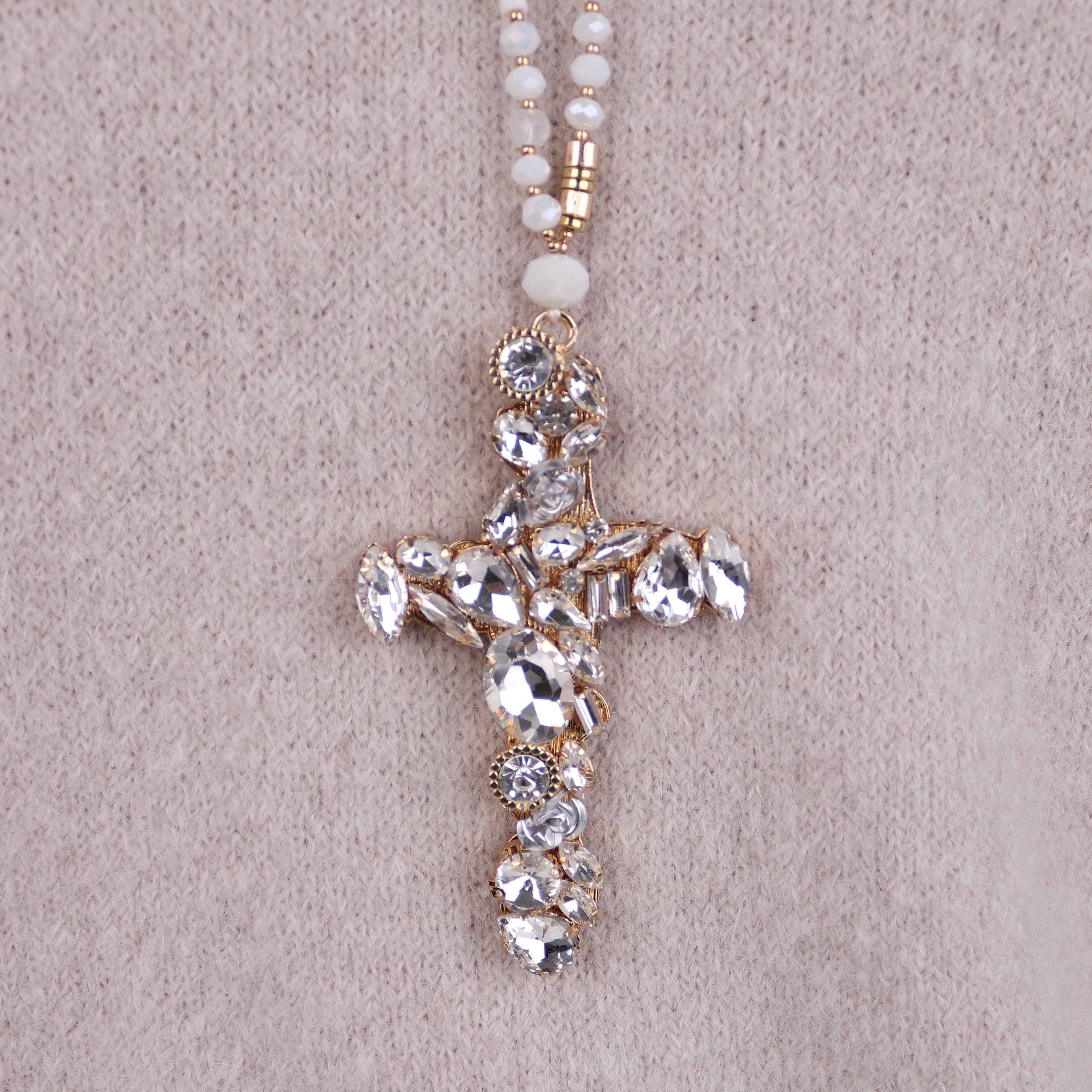 MIRROSI Lange Kette Damen Halskette mit elegantem Anhänger günstig online kaufen