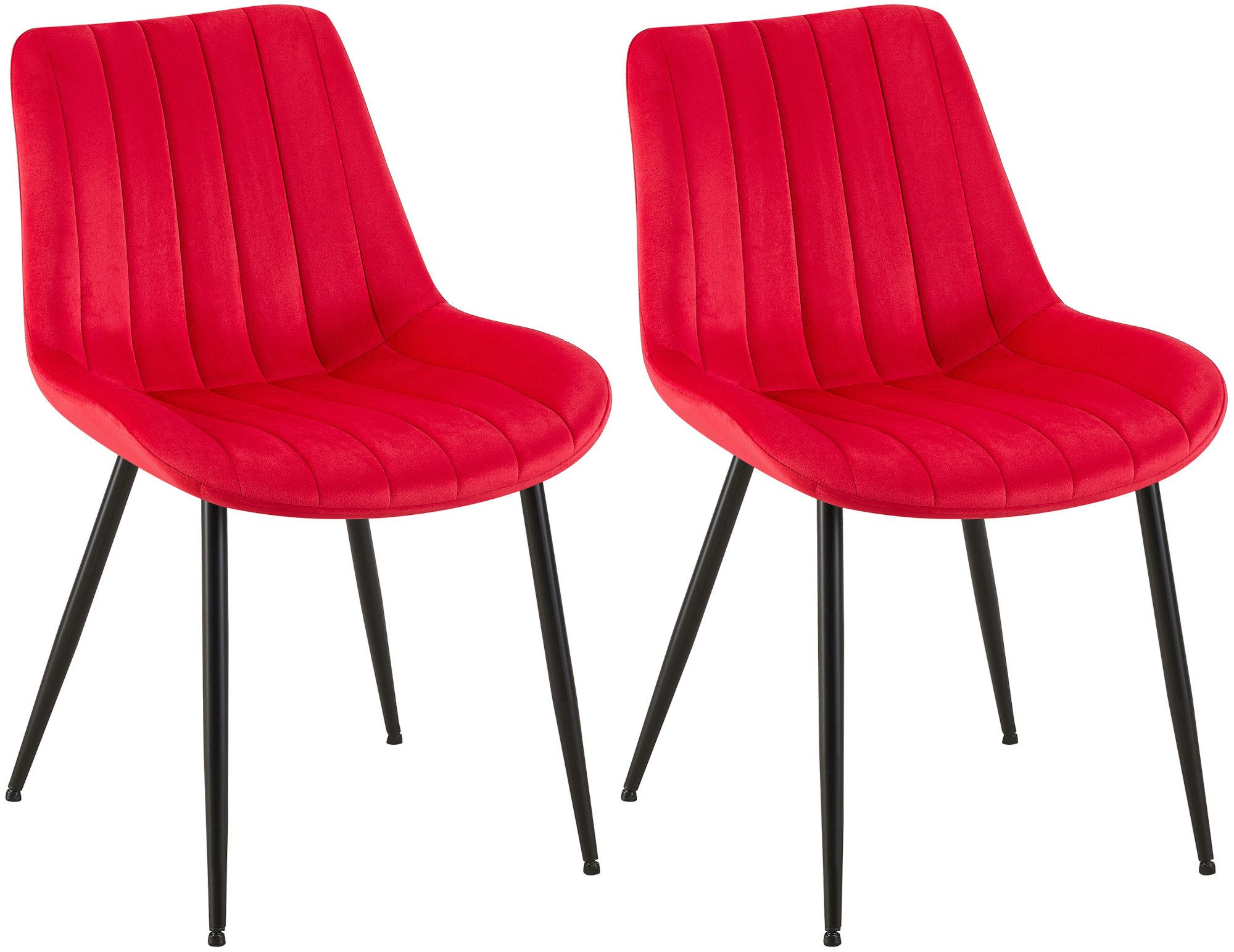 CLP Esszimmerstuhl Rahden Samt (2er Set), günstig online kaufen