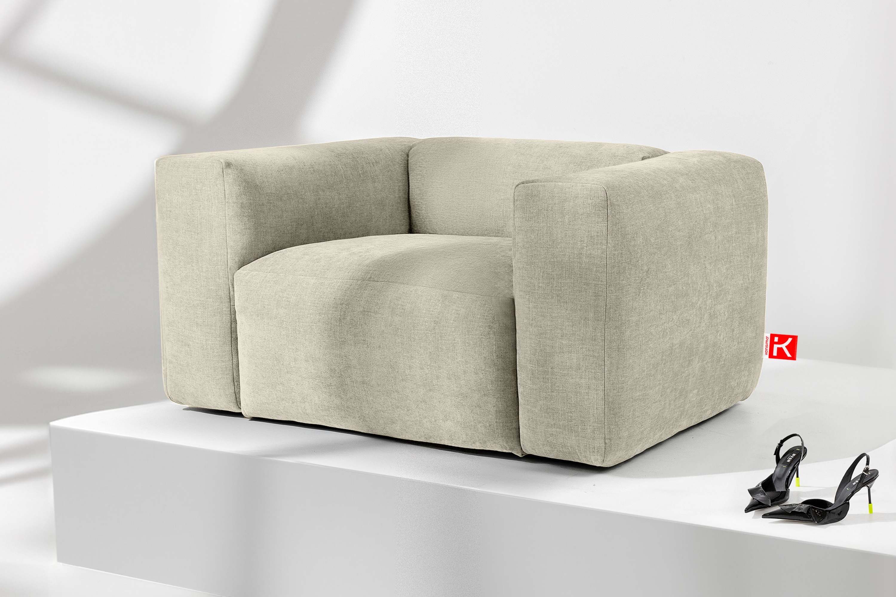 KONSIMO® Sessel BUFFO Polstersessel, Einzelsessel, hergestellt günstig online kaufen