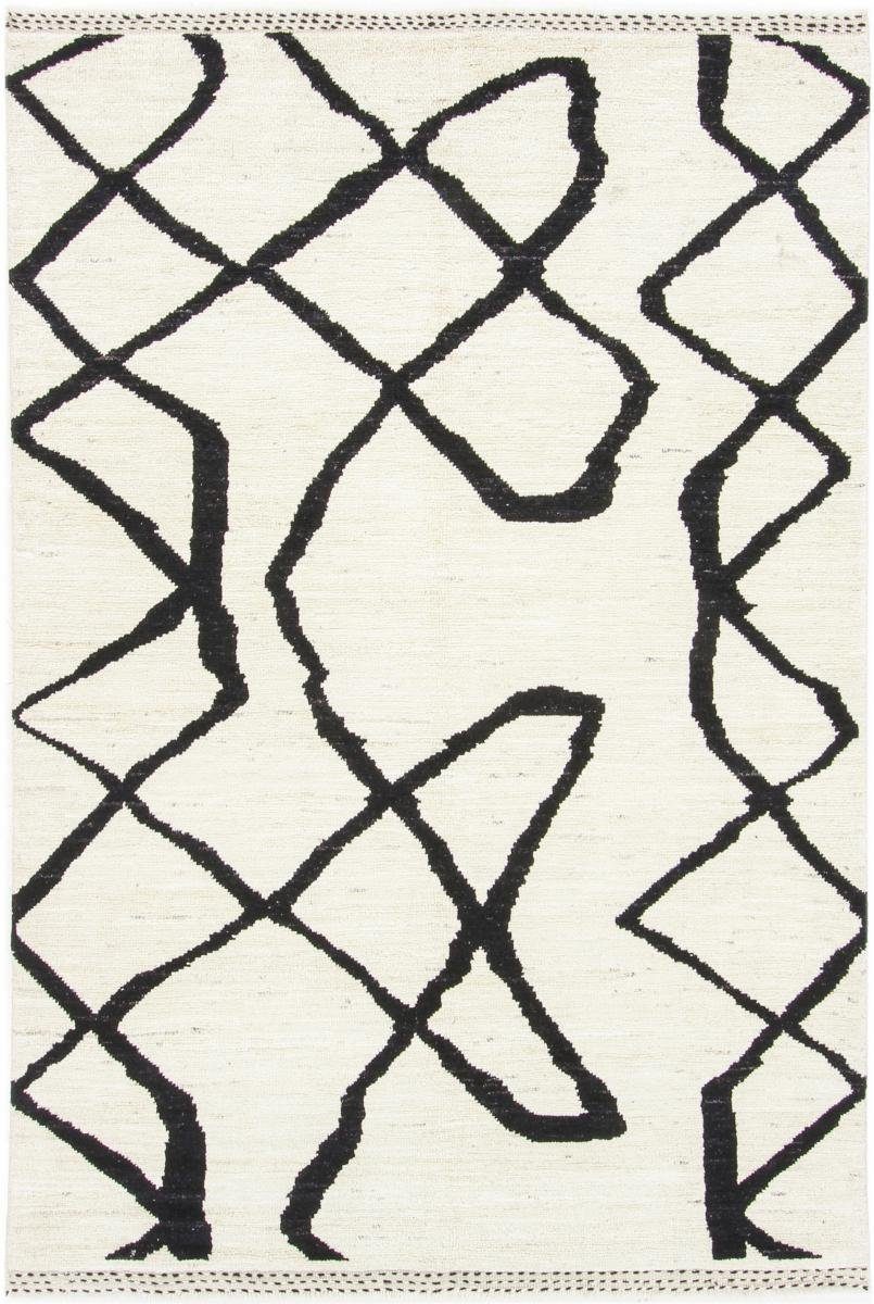 Orientteppich Berber Design 160x240 Handgeknüpfter Moderner Orientteppich, Nain Trading, rechteckig, Höhe: 20 mm