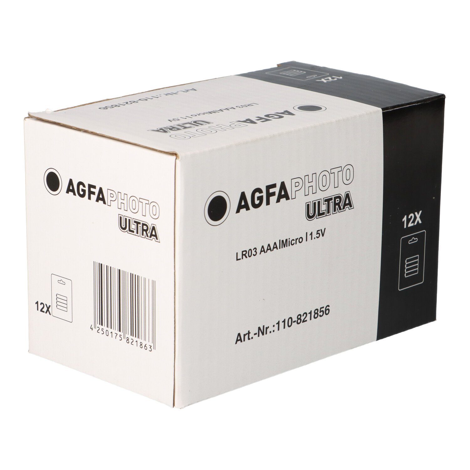 AAA AgfaPhoto Batterie Blister 4er Ultra Stück 1.5V 12x 48 AGFAPHOTO Batterie