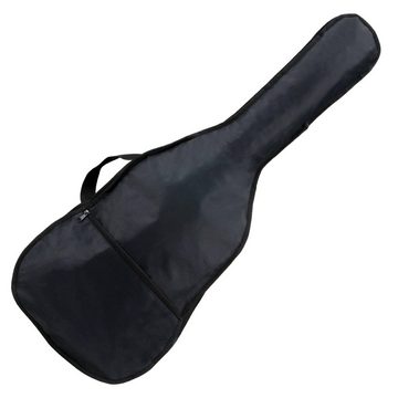 Classic Cantabile Westerngitarre Gitarrenset für Linkshänder - Dreadnought-Style, Lefthand, Inkl. Tasche, Plektren, Ersatz-Saiten und Stimmpfeife, Starter-Set, inkl. 5-teiligem Zubehörset