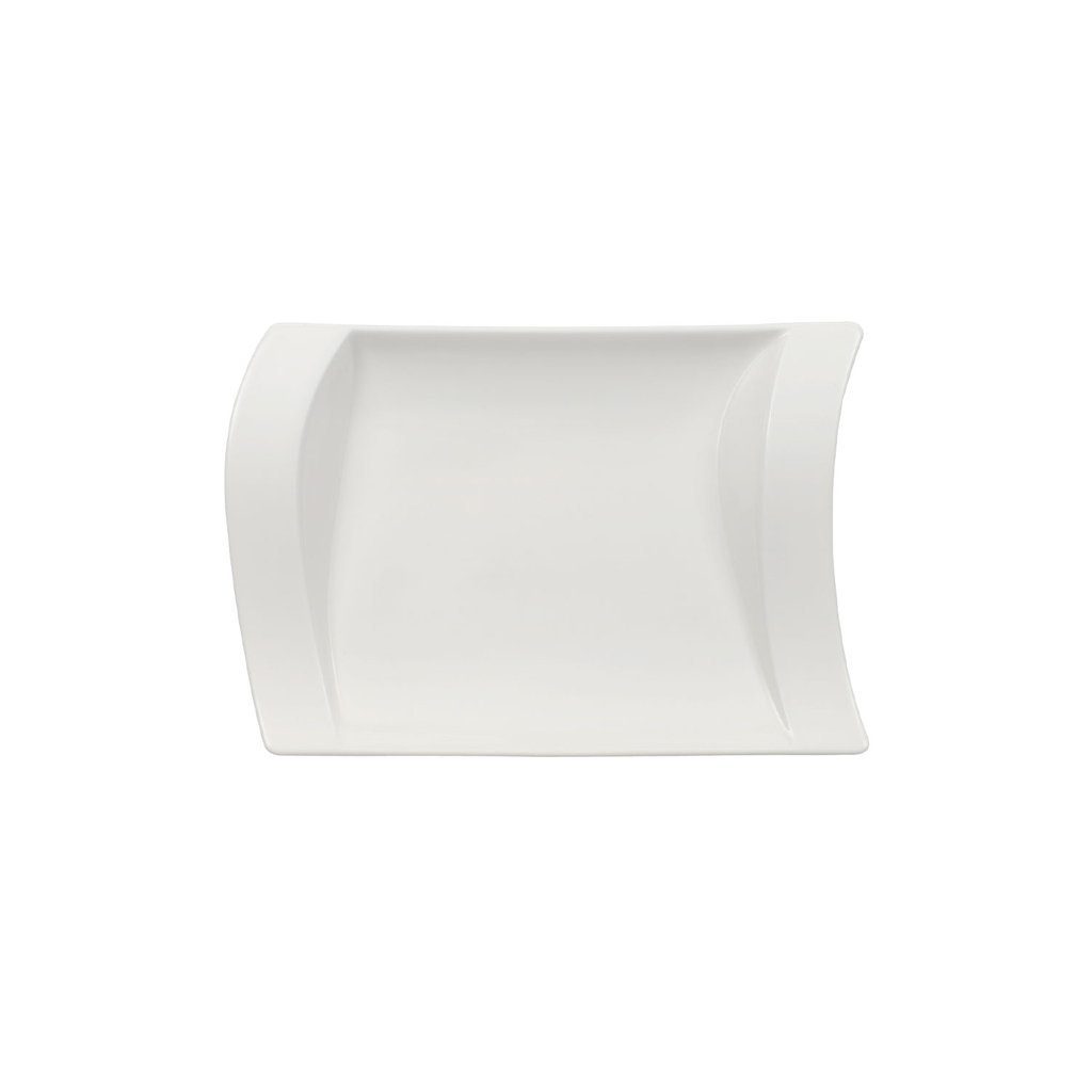 Villeroy & Boch Servierplatte NewWave Beilagenplatte, Porzellan, (1-tlg), Premium Porcelain, mikrow.- & spülm.sicher, Made in Germany