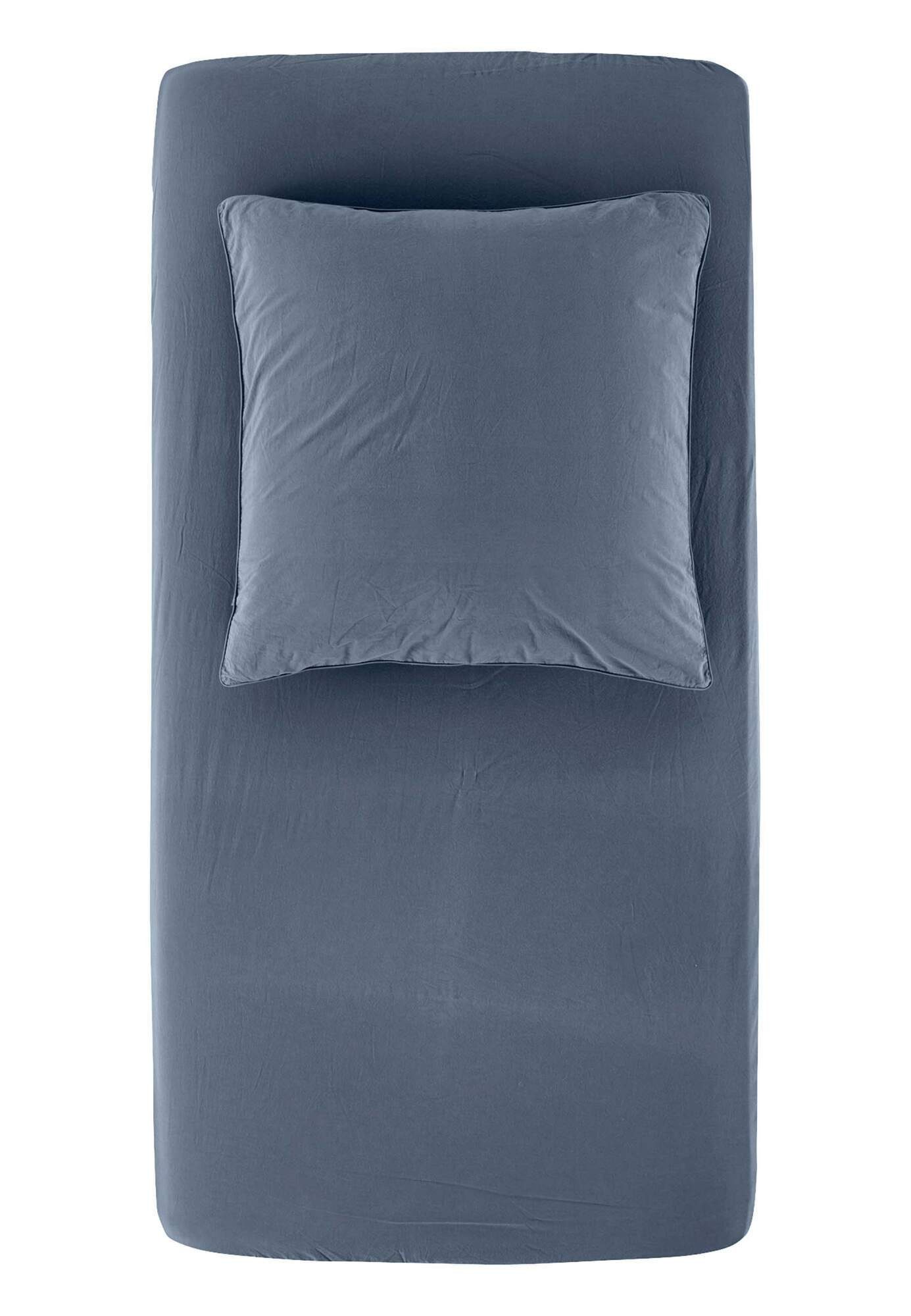Hessnatur Spannbettlaken aus reiner Bio-Baumwolle, Web, Gummizug: rundum, (1 Stück)