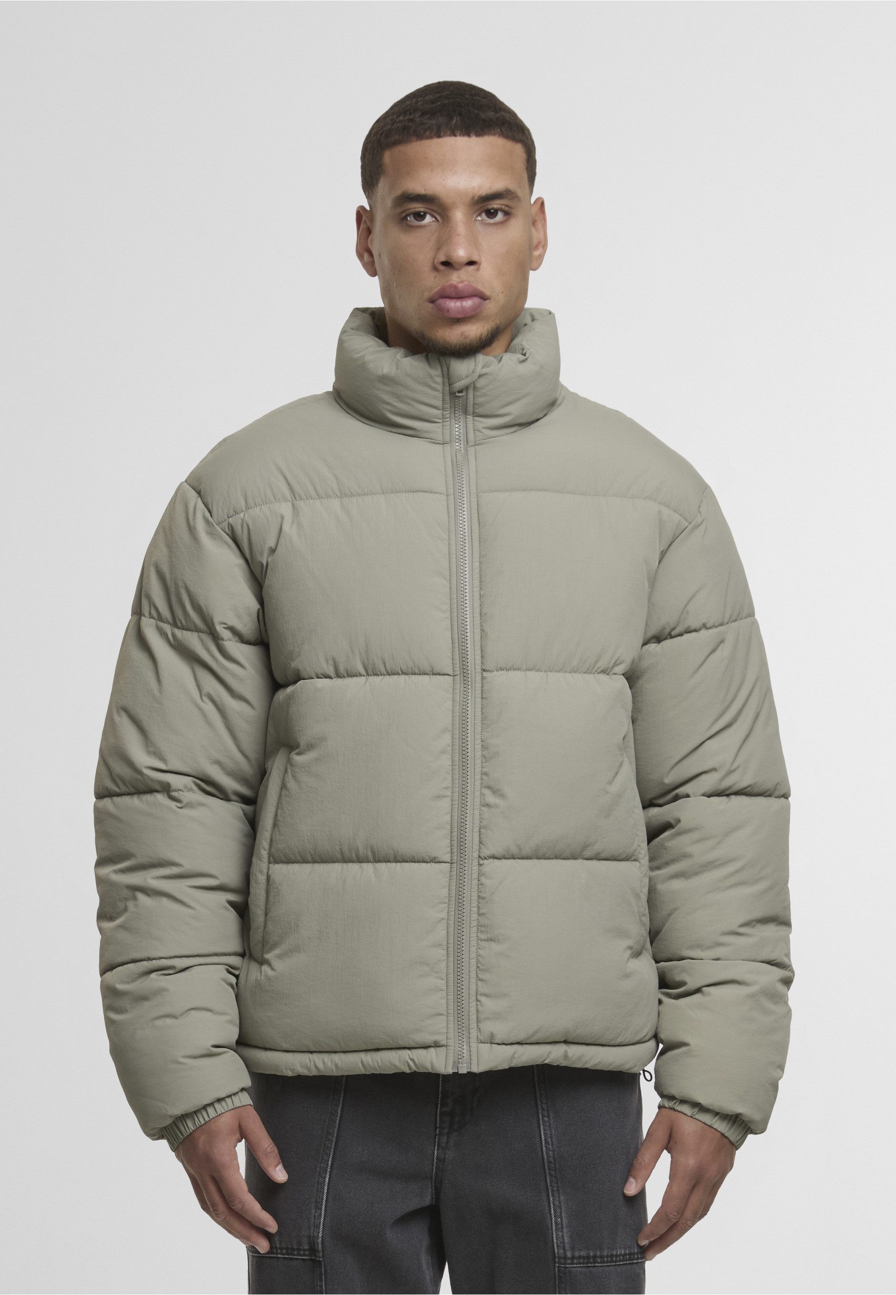 URBAN CLASSICS Winterjacke Urban Classics Crinkle Puffer Jacket (1-St)