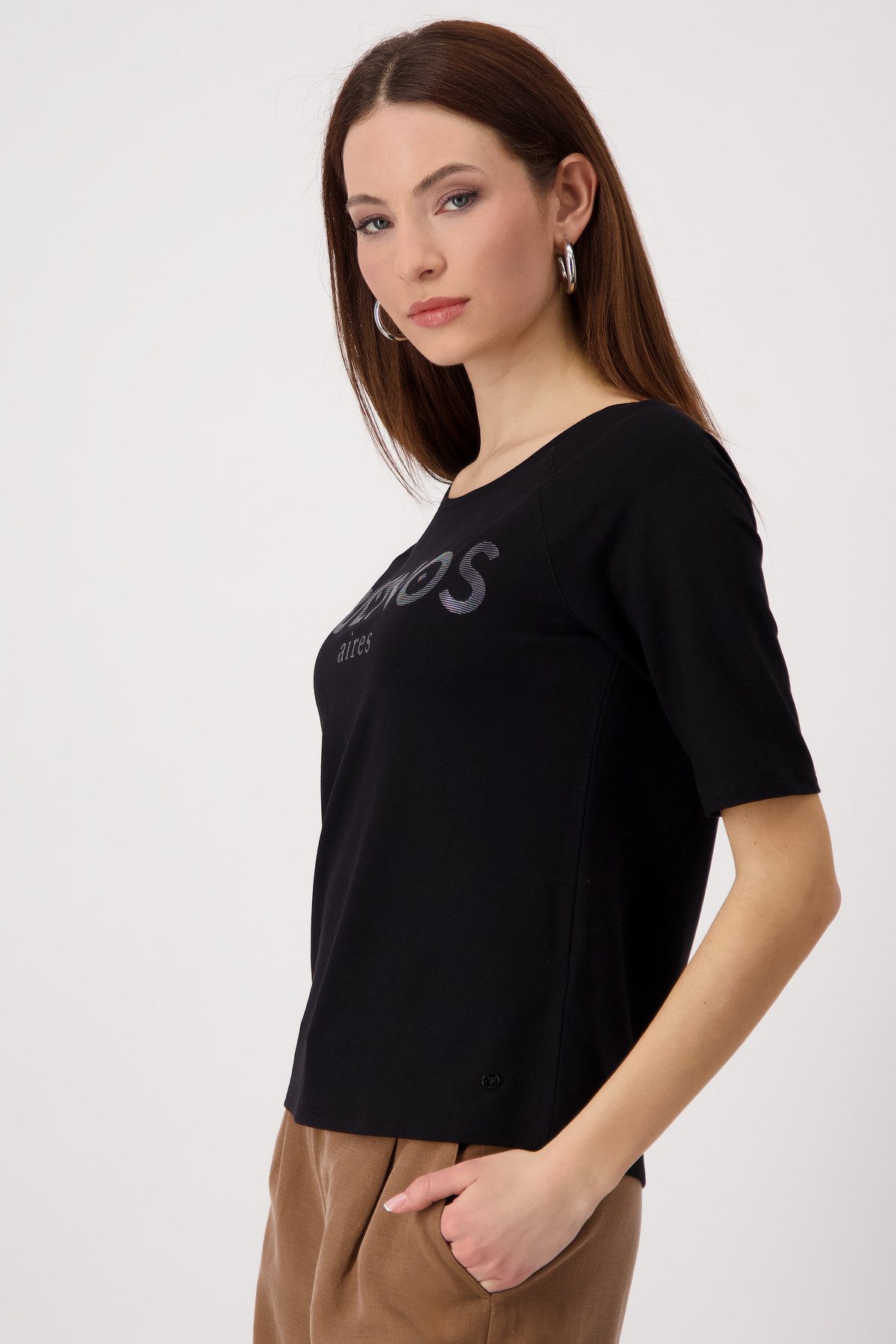 Monari T-Shirt Shirt Buenos Mit Rundhalsausschnitt günstig online kaufen