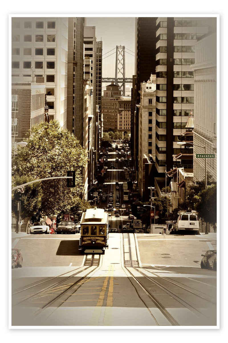 Posterlounge Poster Melanie Viola, SAN FRANCISCO California Street, Fotografie