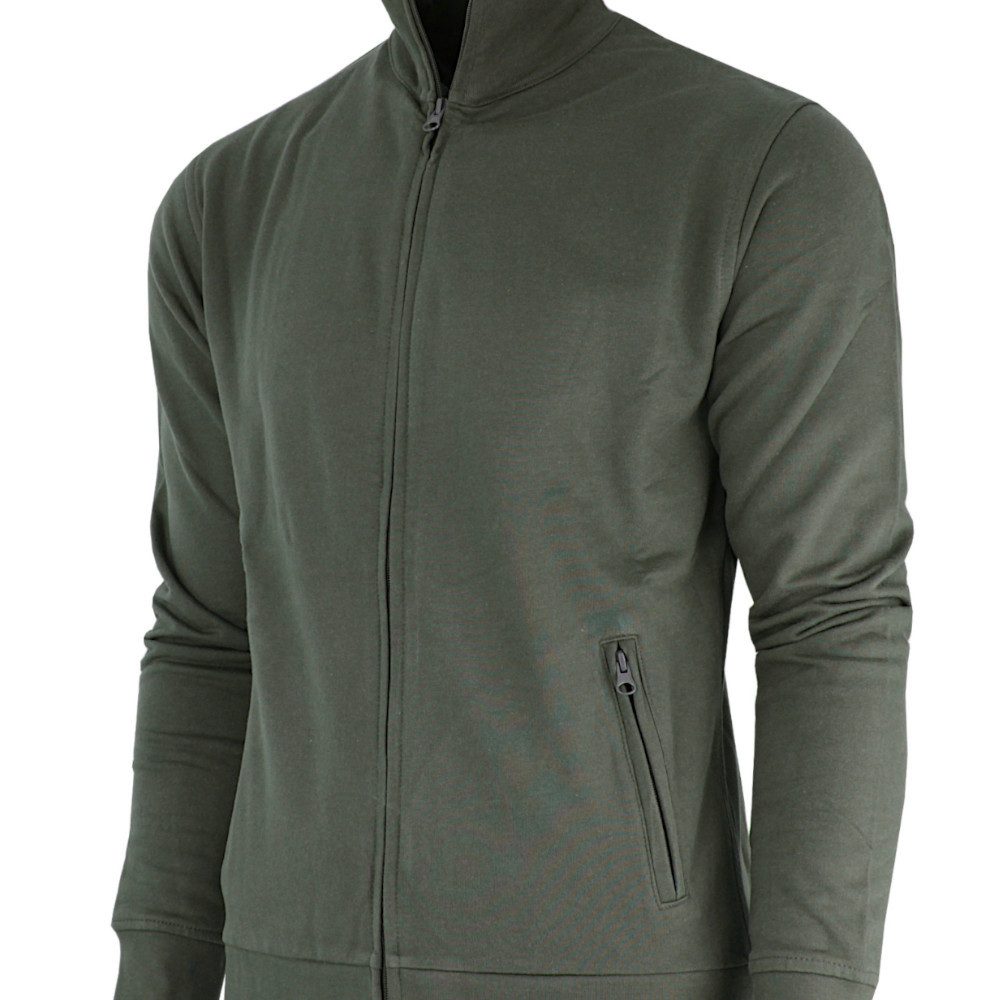 Promodoro Sweatjacke Stand-Up Collar Jacke auch in großen Größen mit angerauter Innenseite, auch in großen Größen bis 5XL – Bild 4 von 5