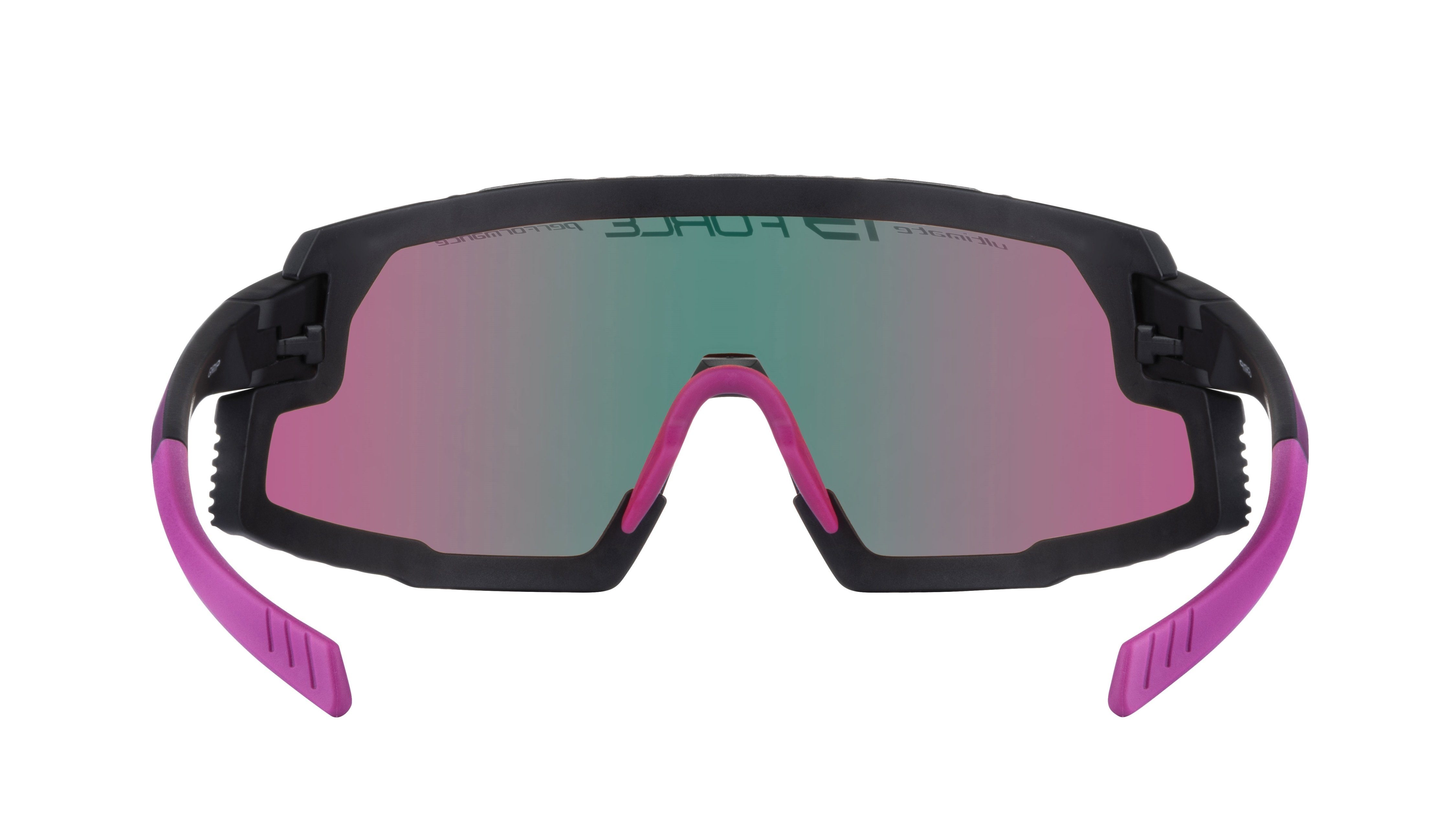 FORCE pink-schwarz Fahrradbrille FORCE Sonnenbrille GRIP