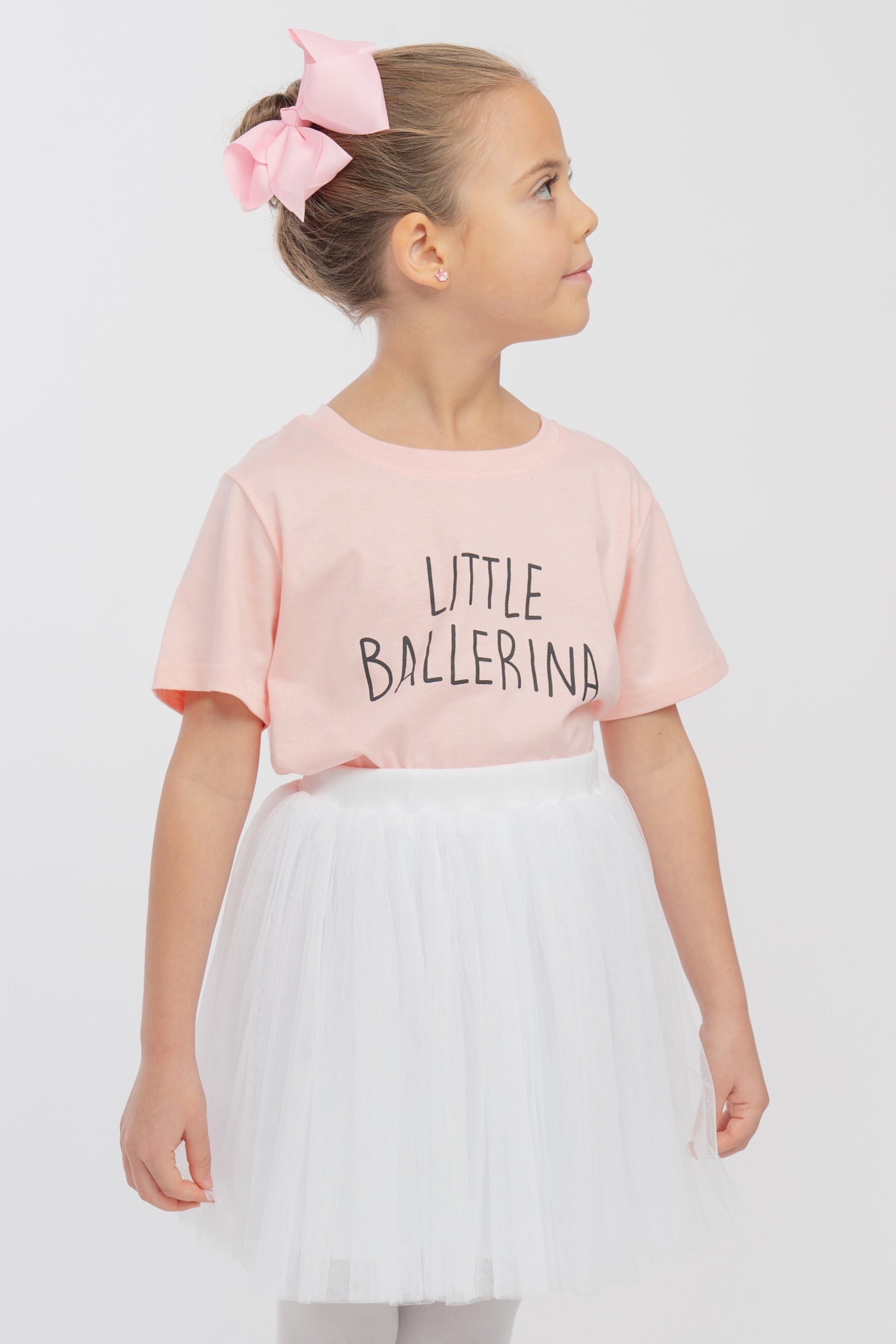 tanzmuster Tüllrock Tüllrock Little Ballerina aus weichem Tüll besonders weich mit blickdichtem Unterrock weiß