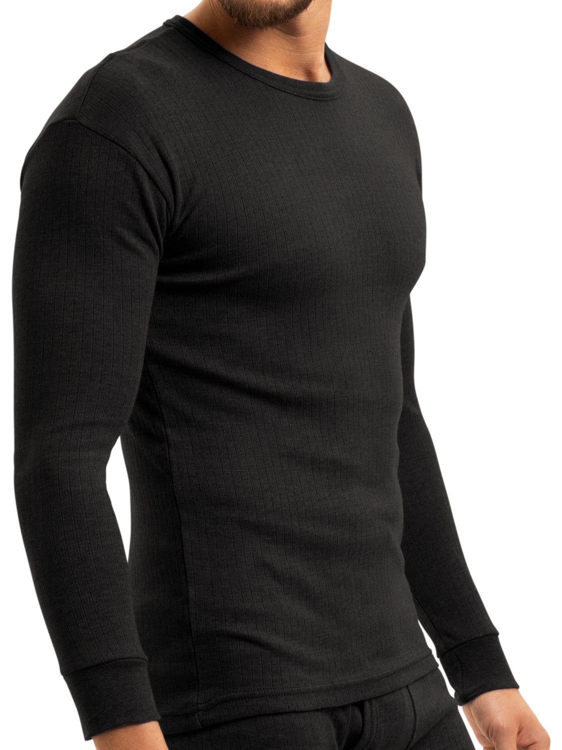 MT Funktionshemd Herren Ski- Thermo Unterhemd Light - Langarm Thermowäsche