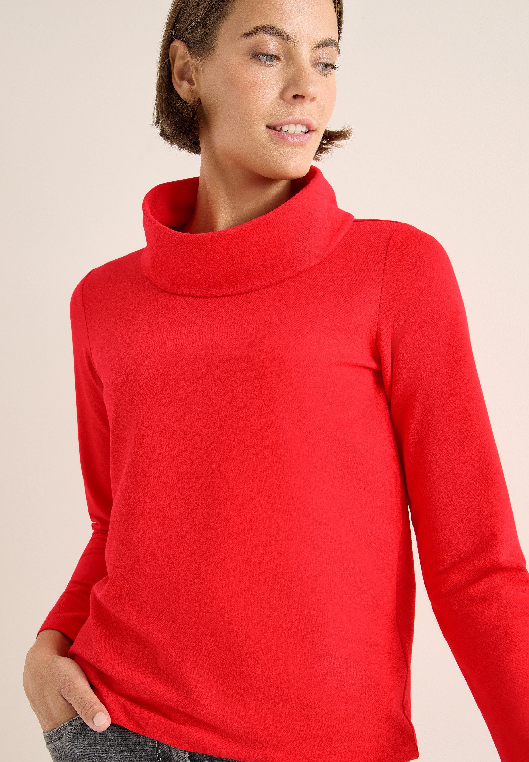 CECIL 3/4-Arm-Shirt mit großem Kragen günstig online kaufen