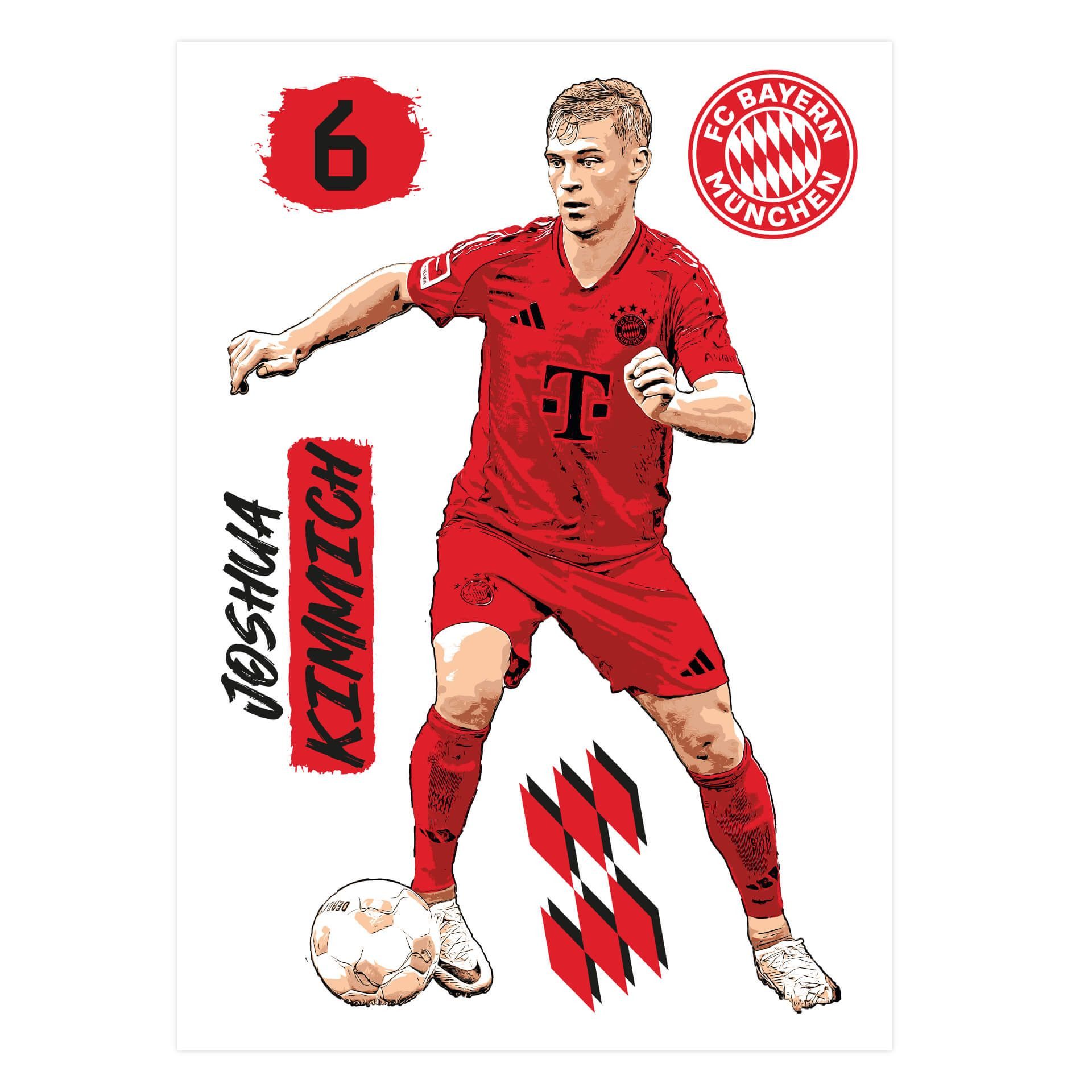 FC Bayern München Wandsticker FC Bayern München Fußball Bilder selbstkleben günstig online kaufen