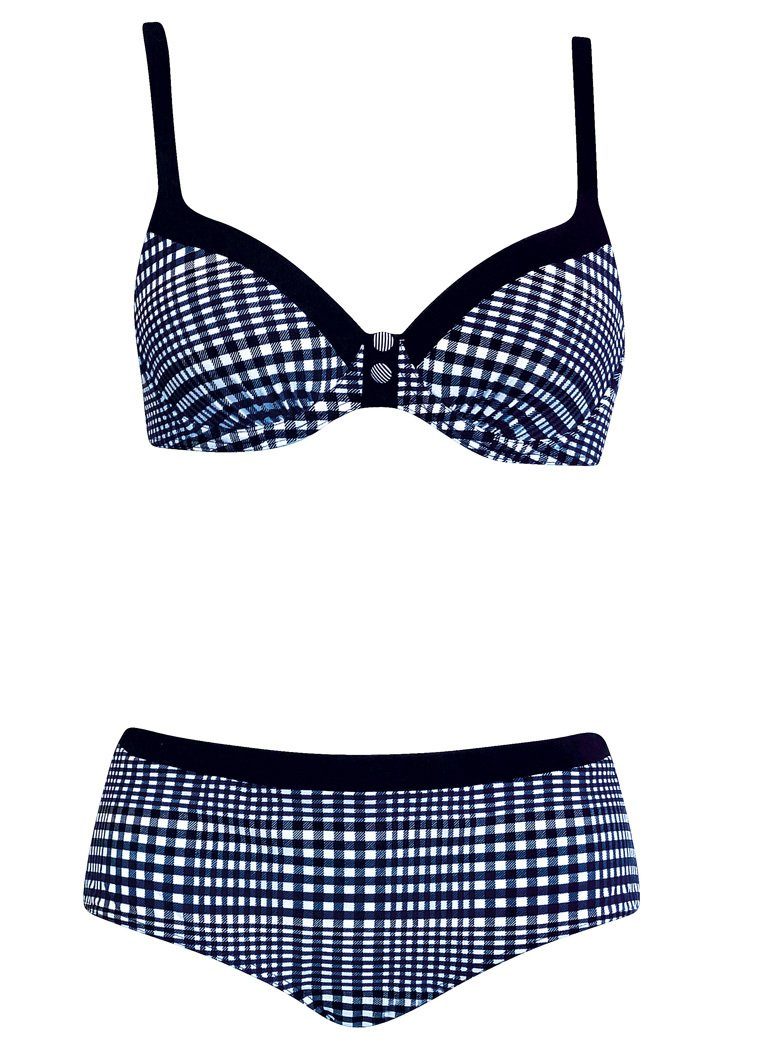 Sunflair Bikini verstellbareTträger blau Zweiteiler mit Schalen modern Strandmode im Sale main image 1