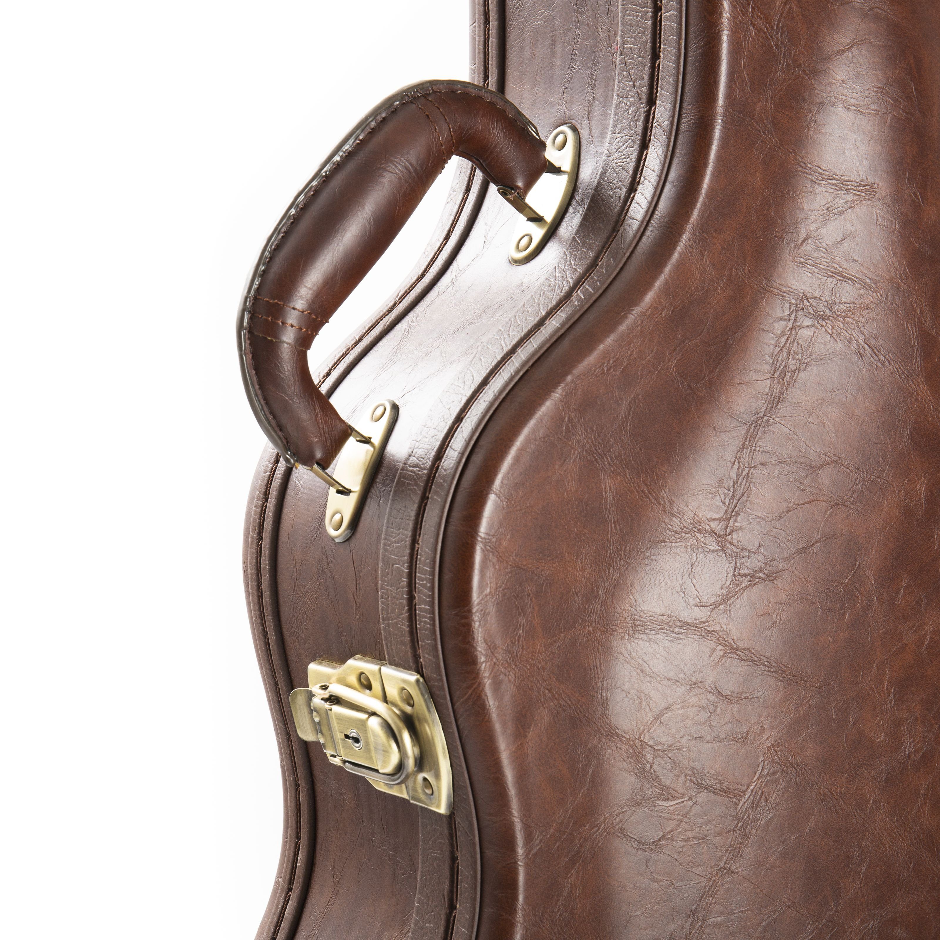 FAME E-Gitarren-Koffer, Gitarrenkoffer, ES-Style, Vintage Tolex Design