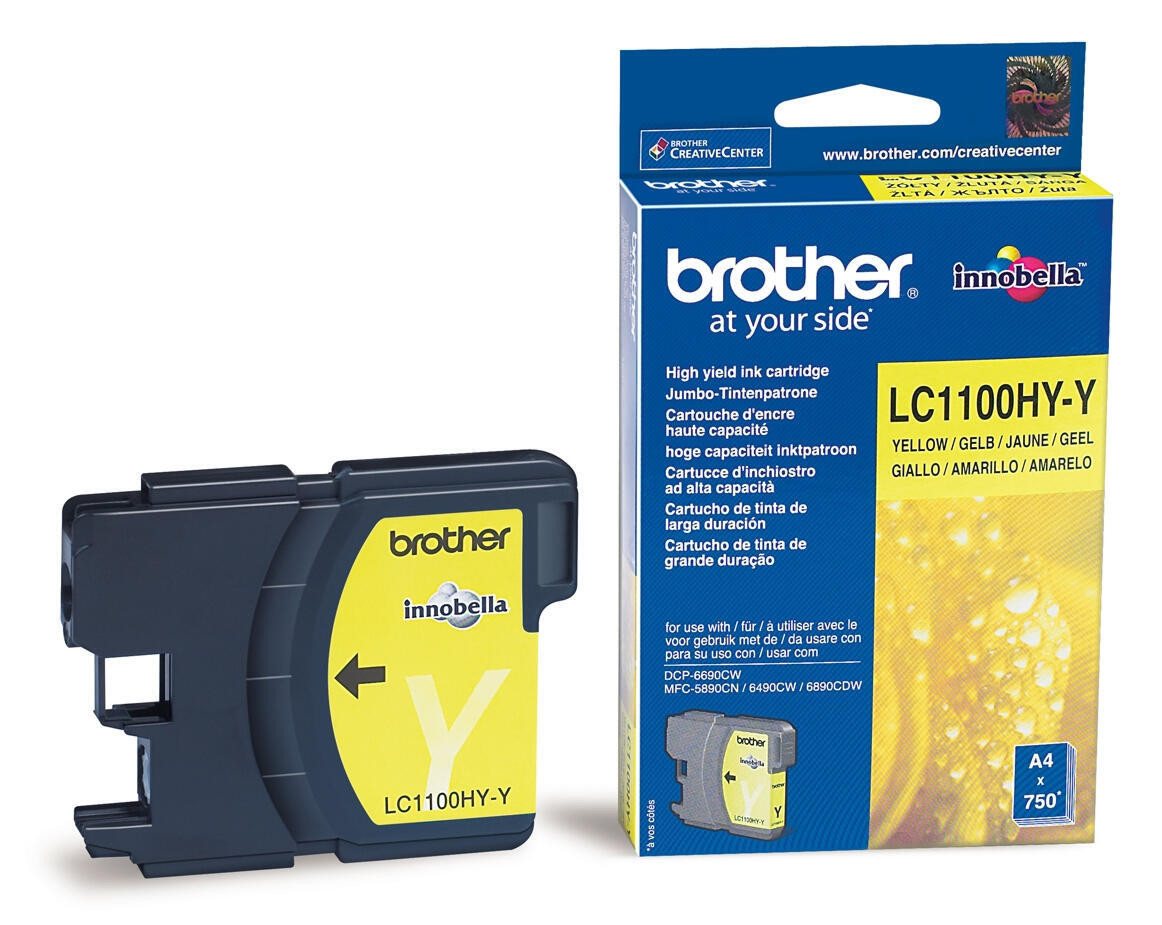 Thumbnail - Brother Brother LC-1100HYY Druckerpatrone gelb (LC1100HYY Tintenpatrone