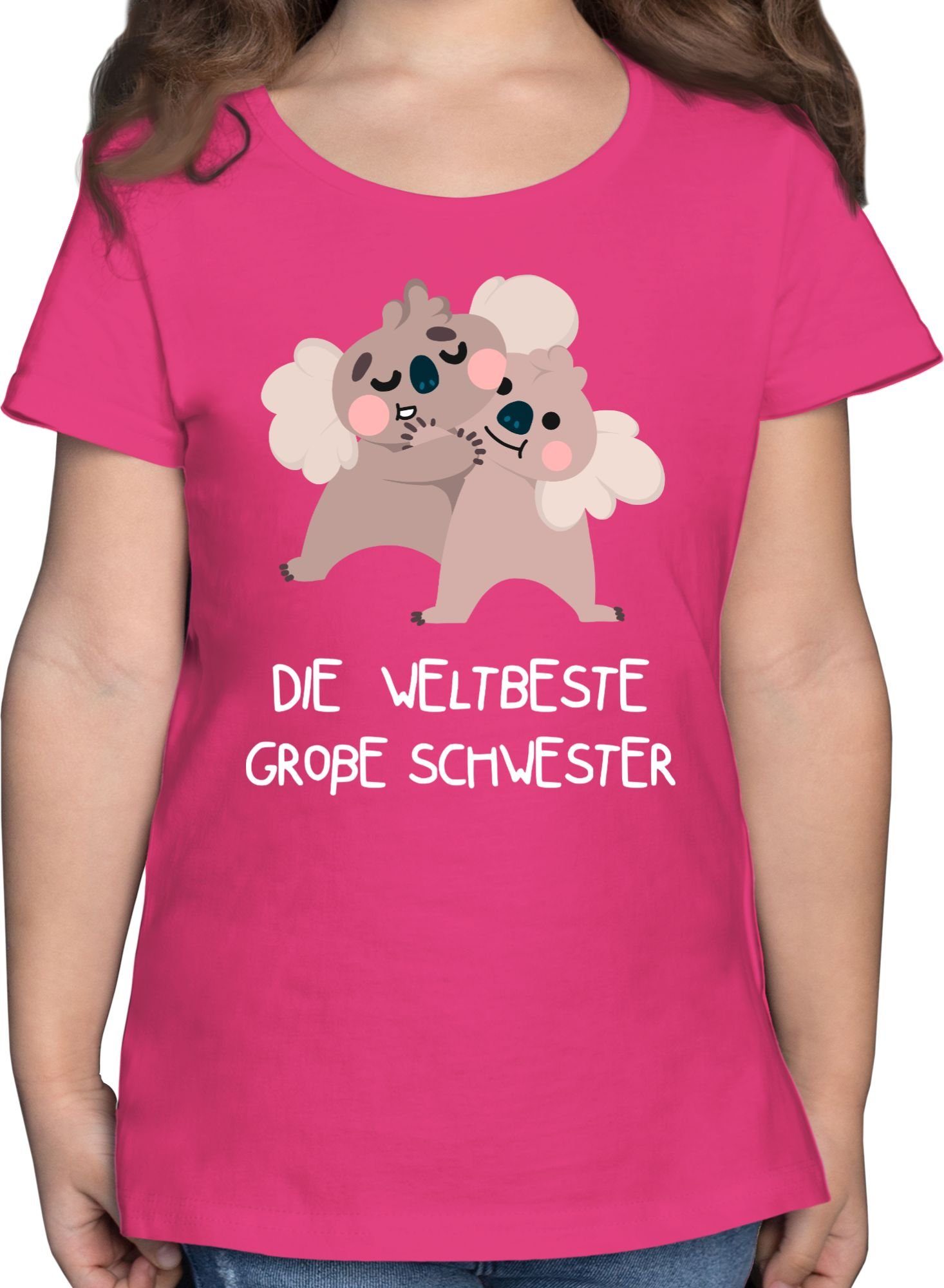 Shirtracer T-Shirt Weltbeste große Schwester - Koala Geschwister Bruder und Schwester
