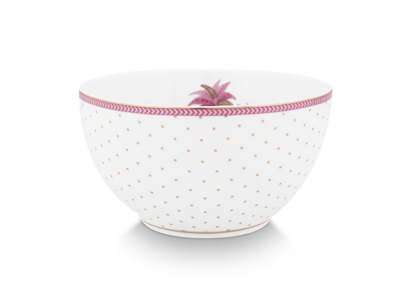 Schale Jolie Dots Gold Pink Bowl 15cm