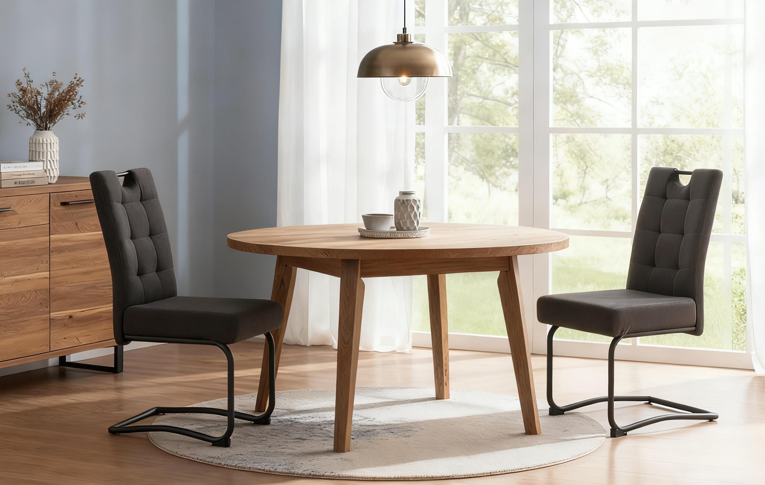 B&D home Freischwinger SOFIA (2er Set, 2 St), Freischwinger, mit Federkern