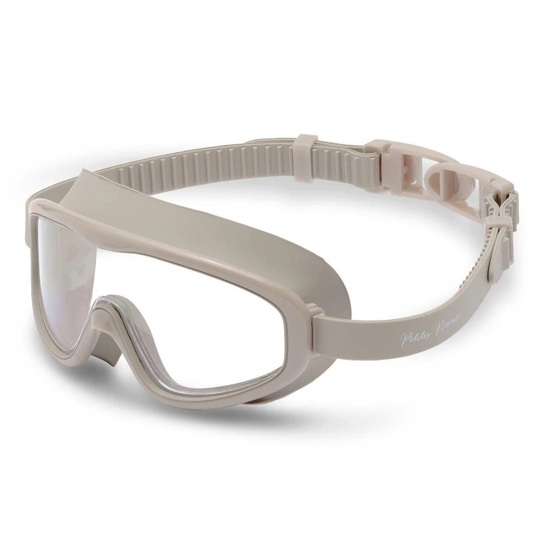 Petites Pommes Schwimmbrille HANS für Kinder von 3-8 Jahren Emma hellgrau, 15x7x6cm
