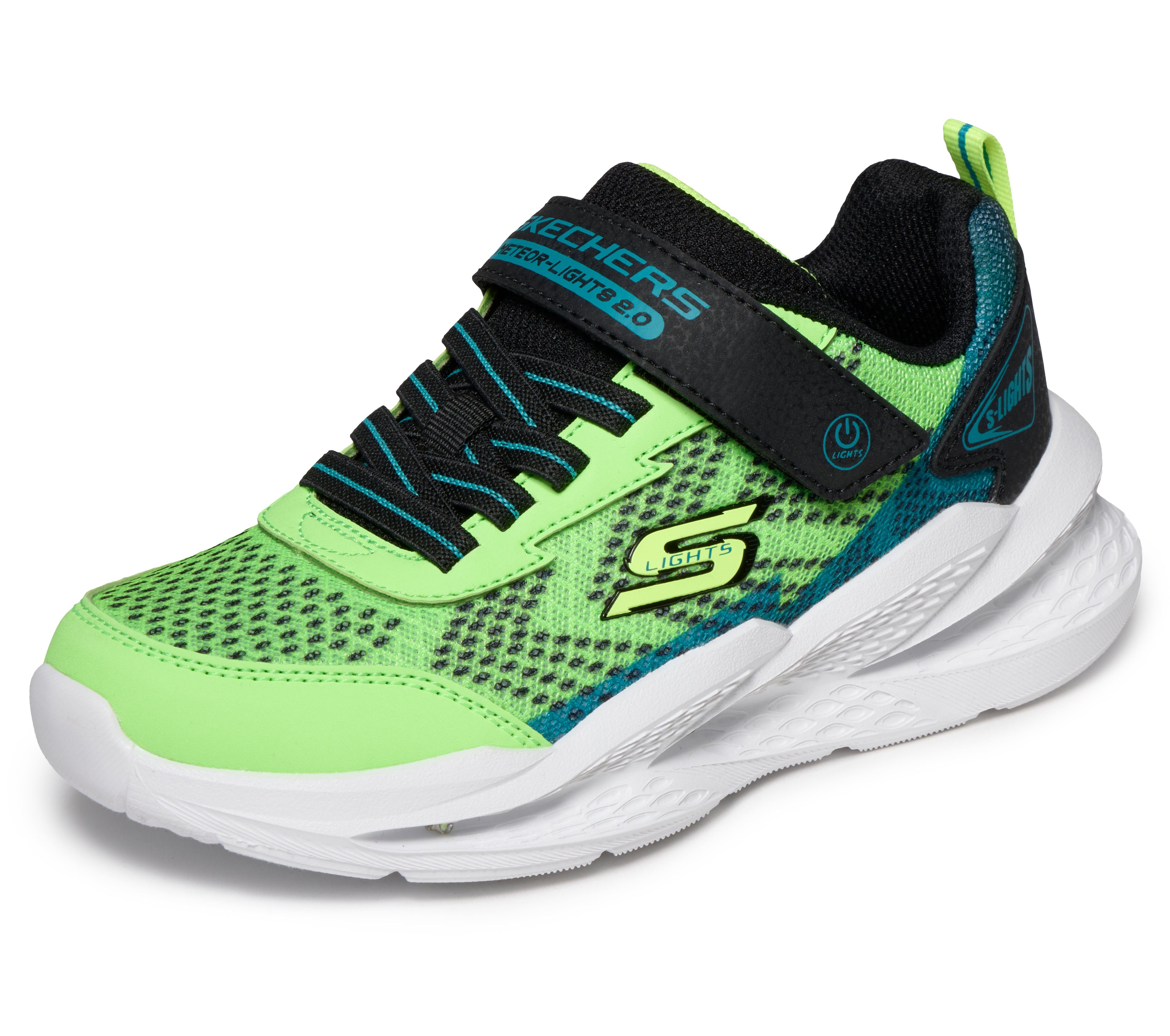 Skechers SKECHERS METEOR-LIGHTS 2.0 Sneaker Sportschuh mit Klett, Größenschablone zum Download – Bild 4 von 5