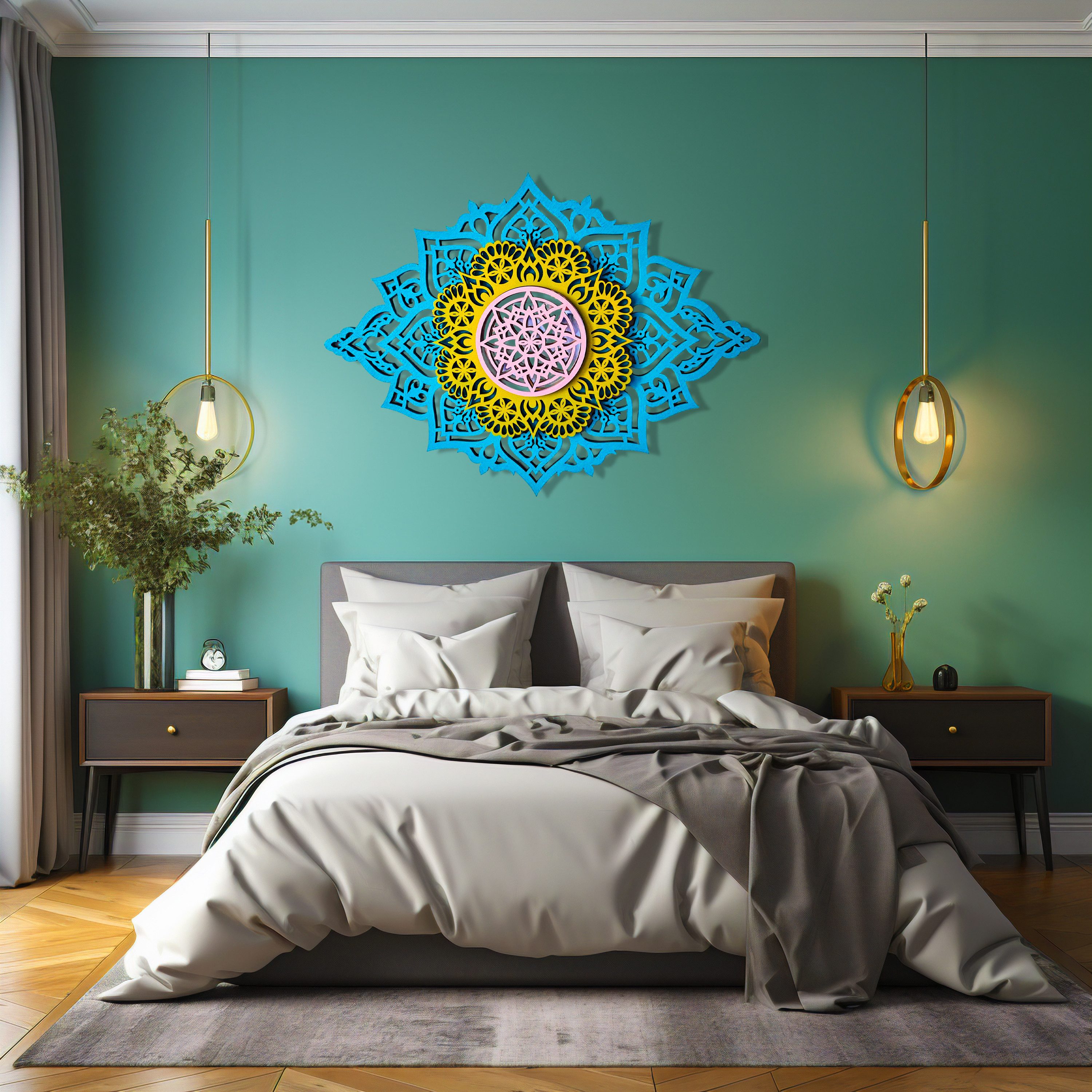 ORNAMENTI Wanddekoobjekt 3D MANDALA, Grosse moderne günstig online kaufen