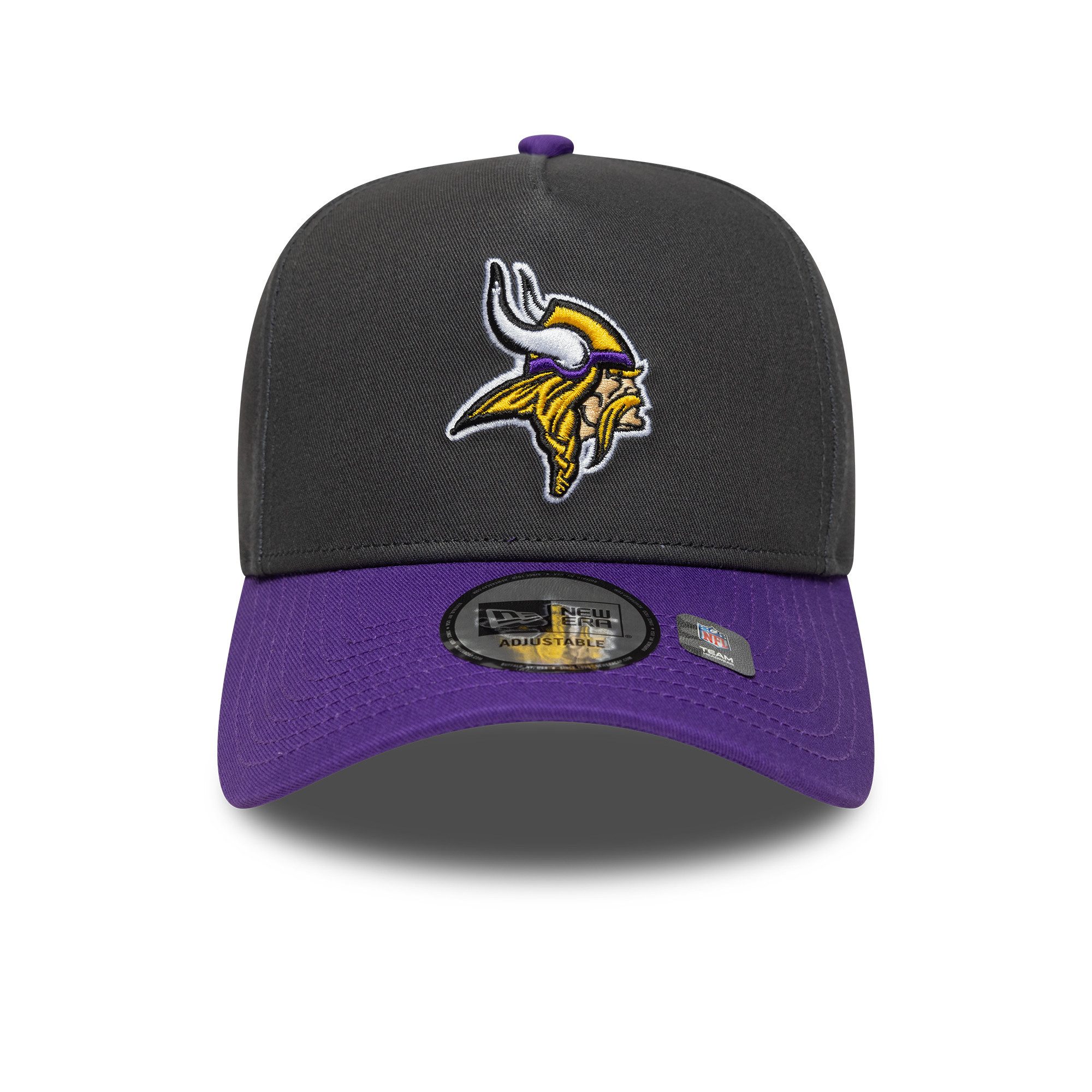 New Era Snapback Cap 9FORTY E-Frame Minnesota Vikings NFL Charcoal