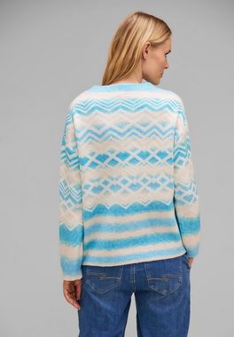 STREET ONE Longpullover mit Stehkragen