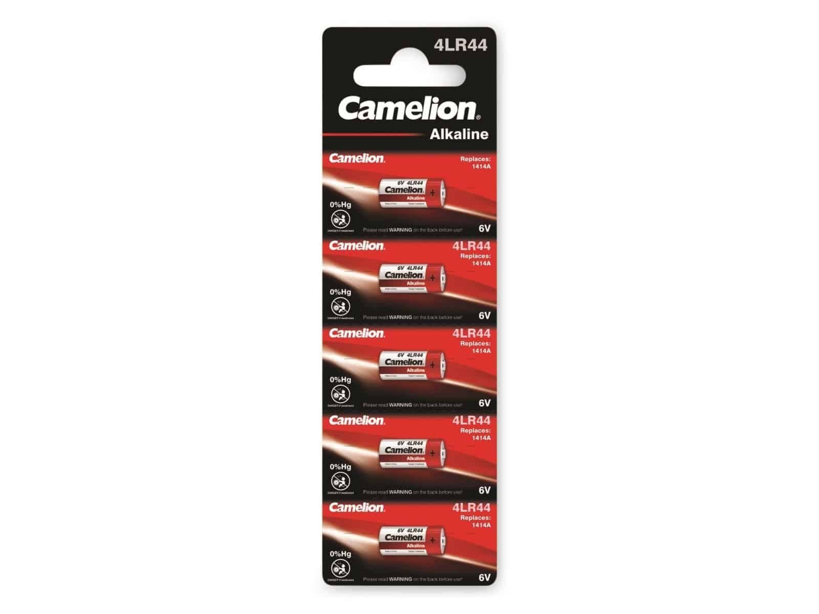 Camelion CAMELION Alkaline-Batterie 4LR44 5 Stück Batterie