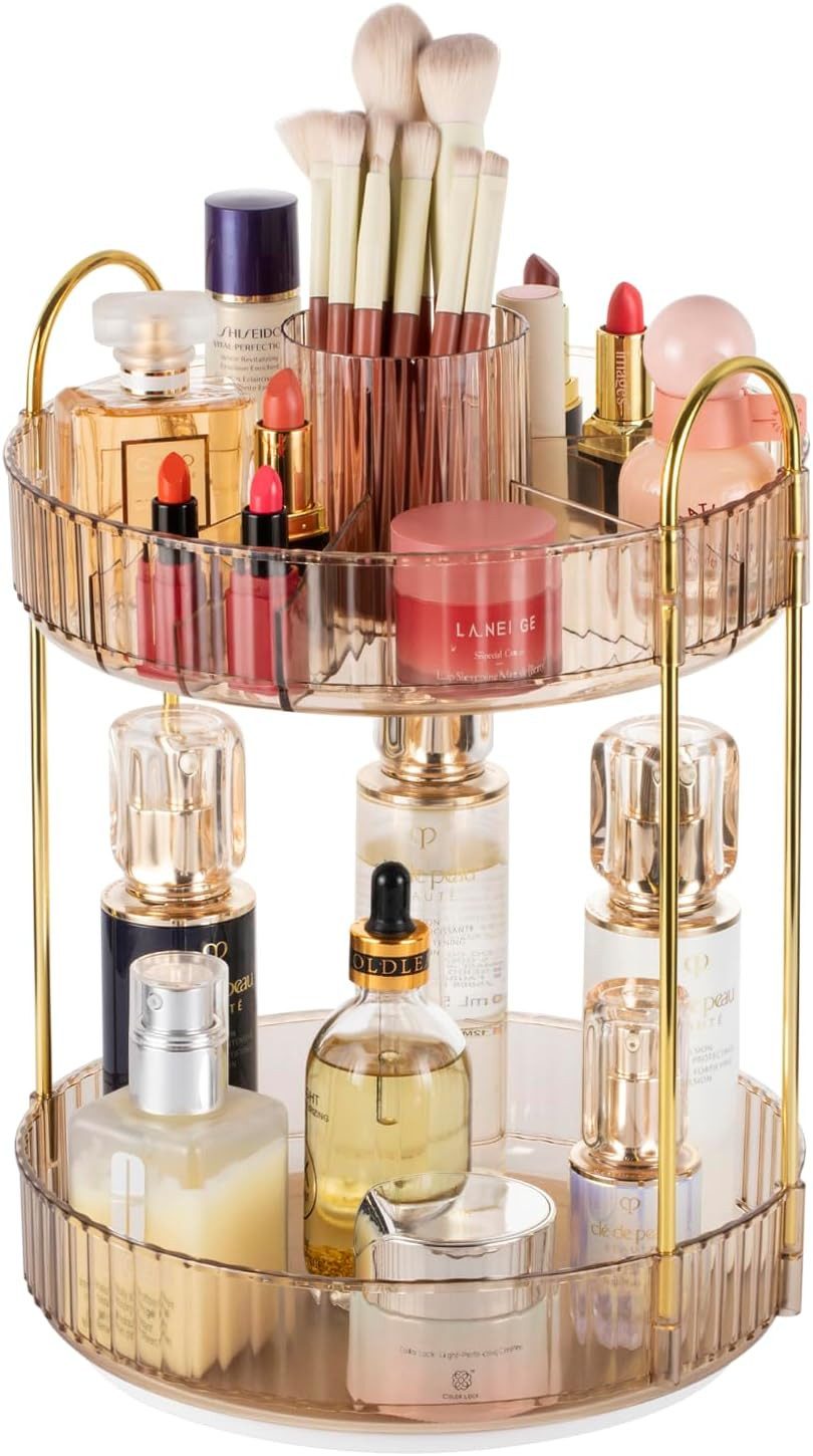 Make-Up Organizer Make Up Organizer, 360° Drehbar Schmink Aufbewahrung Kosmetikbox