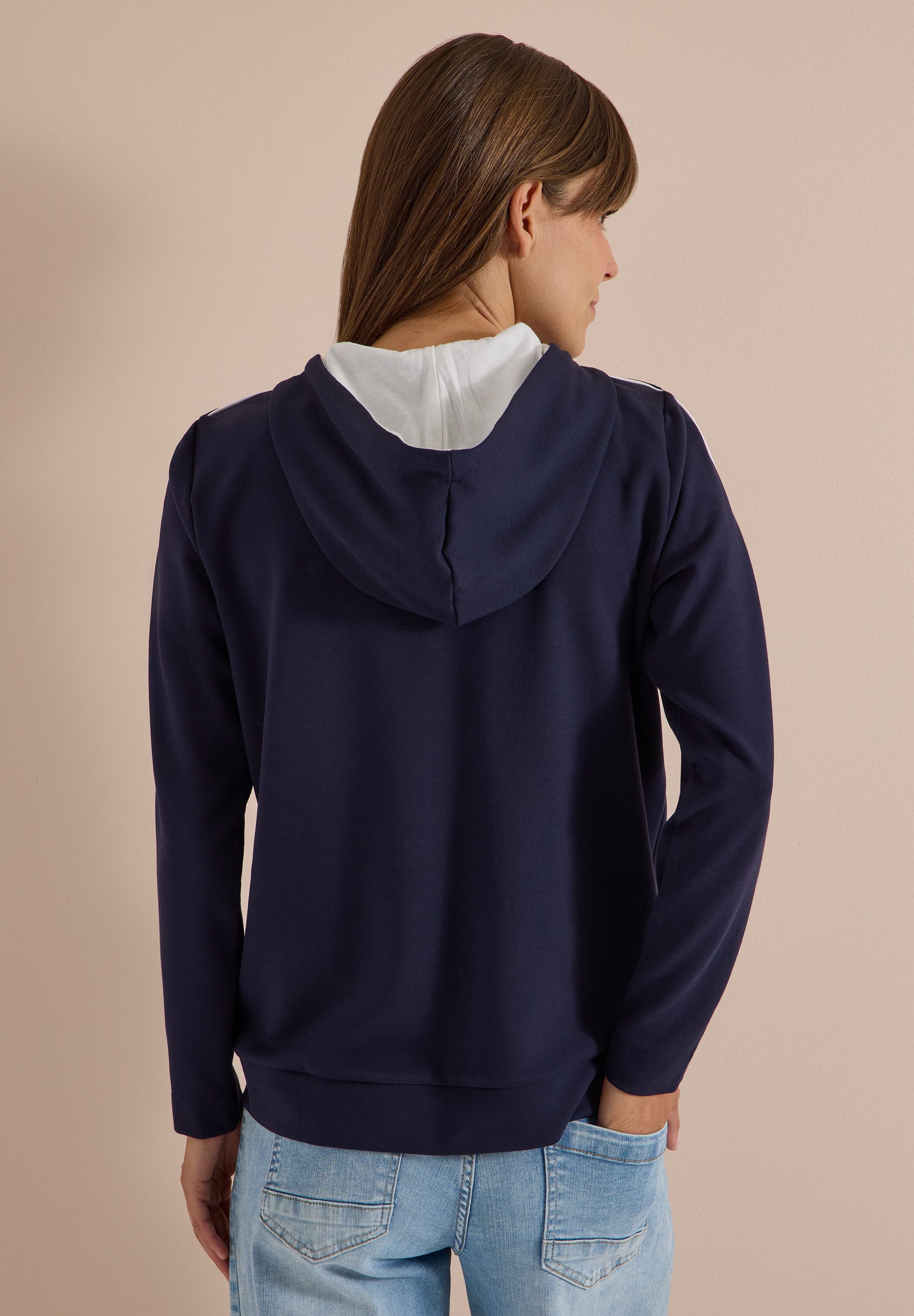 CECIL Cardigan mit Kapuze mit Tunnelzugband – Bild 2 von 5