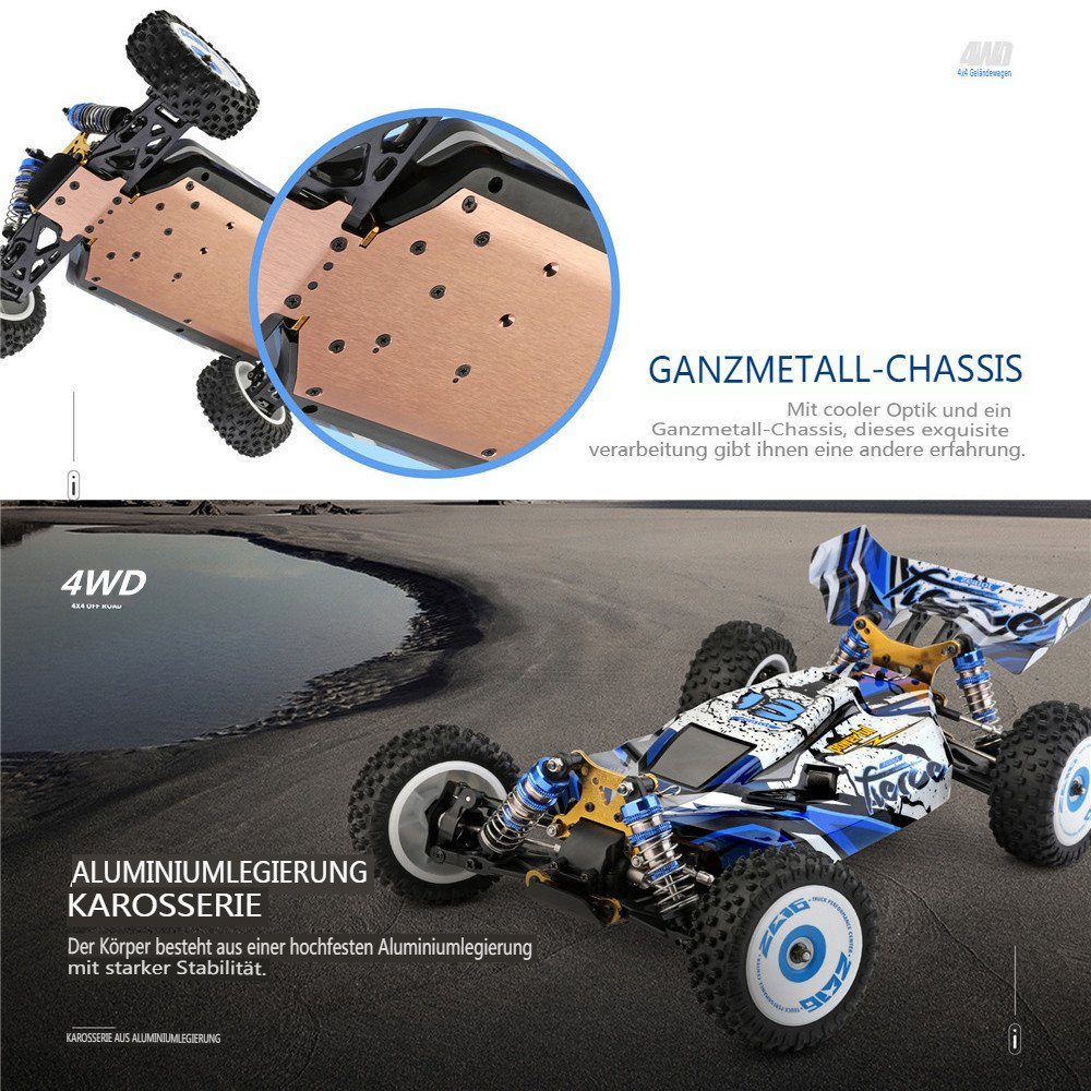 Insma RC-Auto, 1:12 RC Auto Metallchassis Modelle Aluminiumlegierung 60km/h