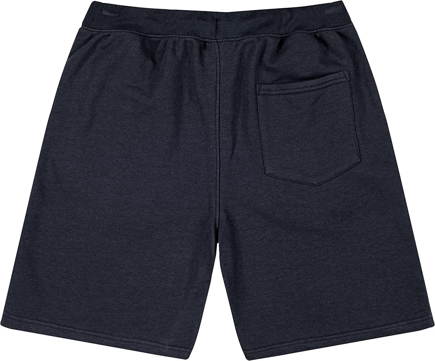 Dunkelblau Sweat Short Herren Hose Kurze Bermuda Cotton Sweatpant Basisstoff Shorts Lobo