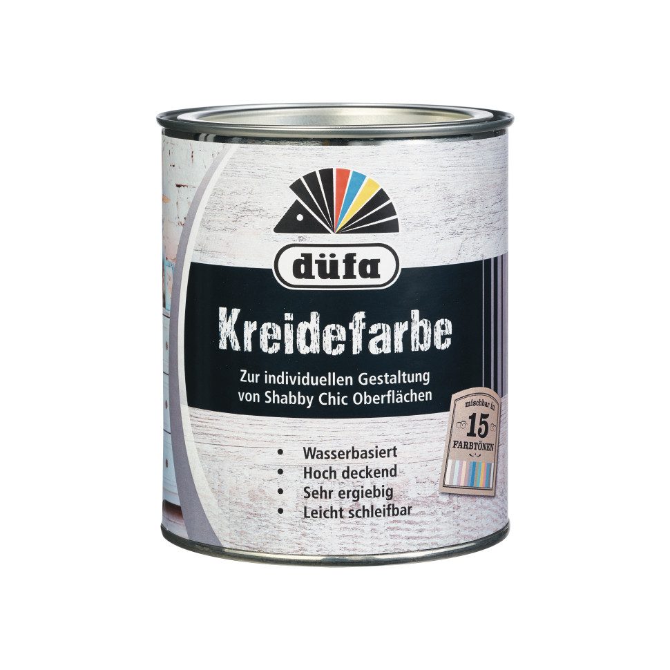 düfa Kreidefarbe Kreidelack Holzfarbe Holzlack weiß