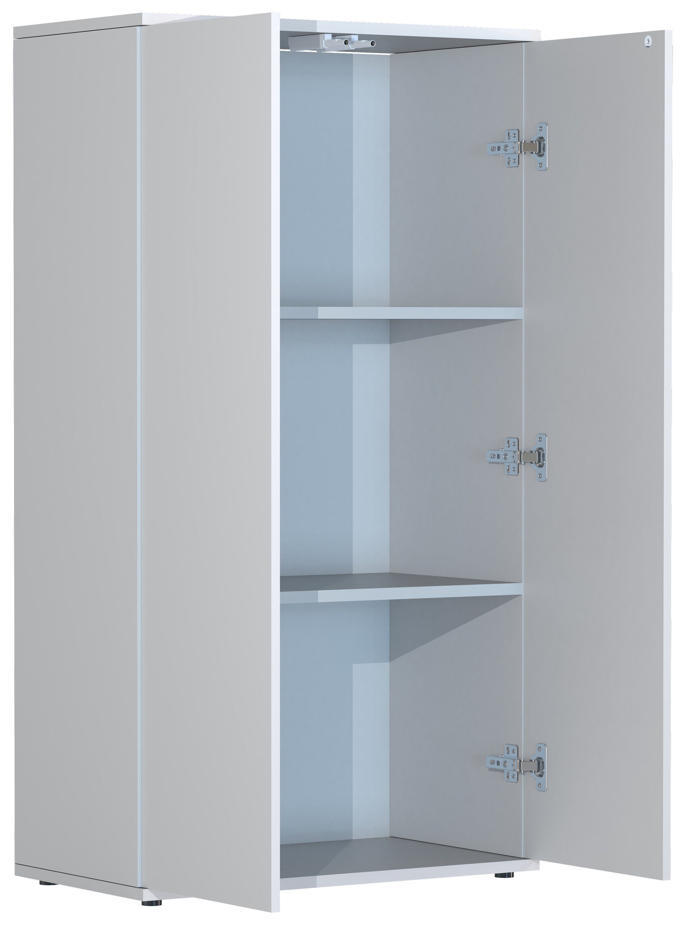 VCM Kommode Holz Kommode Sideboard Anrichte Dalosa 3 Drehtüren