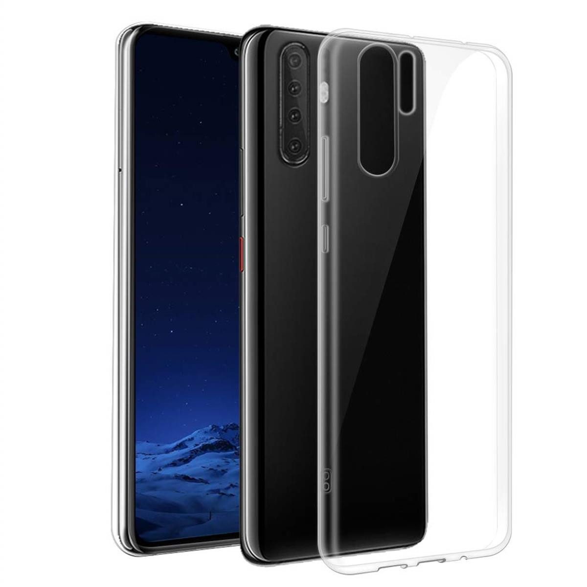 CoverKingz Handyhülle Huawei P30 Pro Handyhülle Schutzhülle Silikon Hülle Case transparent