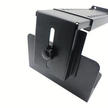 HOME DELUXE PC-Halterung Schreibtisch NAGO Halterung, (1-tlg., Werkzeuglose Höhenverstellung & 360°- Drehung für Anschlusszugang)