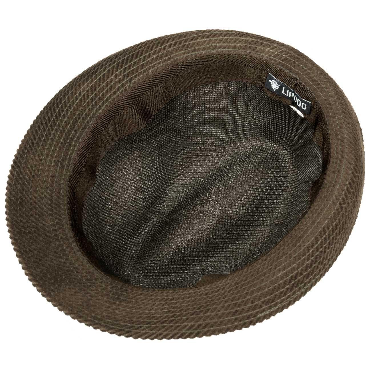 Lipodo Trilby (1-St) Kord mit Futter, Made in Italy